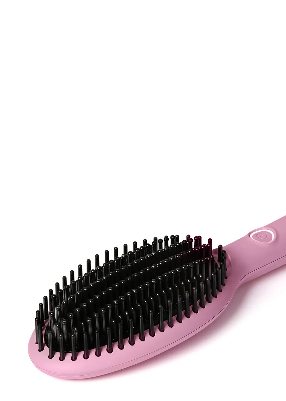 GHD Glide Limited Edition Hot Brush - Fondant Pink Charity Edition  -                         -                     -           