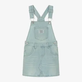 Girls Blue Denim Dungaree Dress