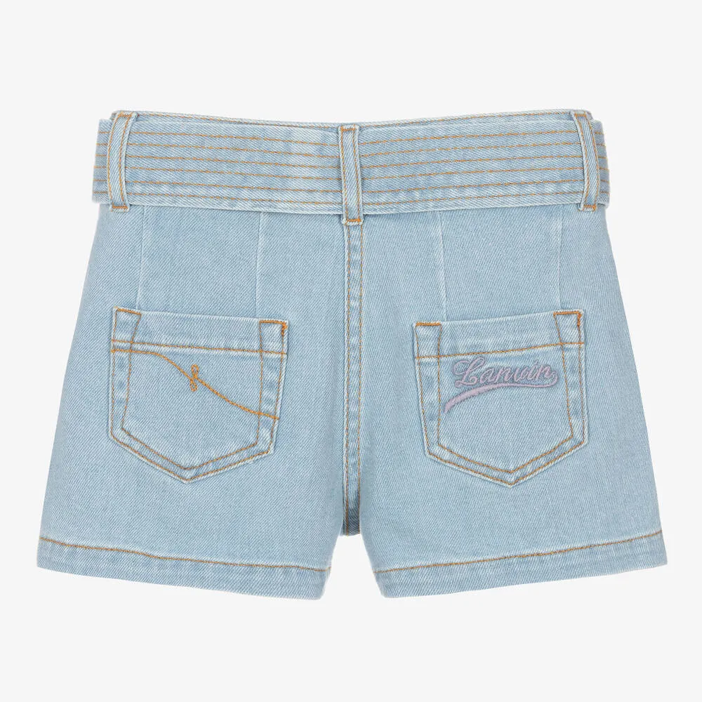 Girls Blue Denim Shorts