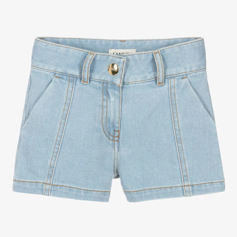 Girls Blue Denim Shorts