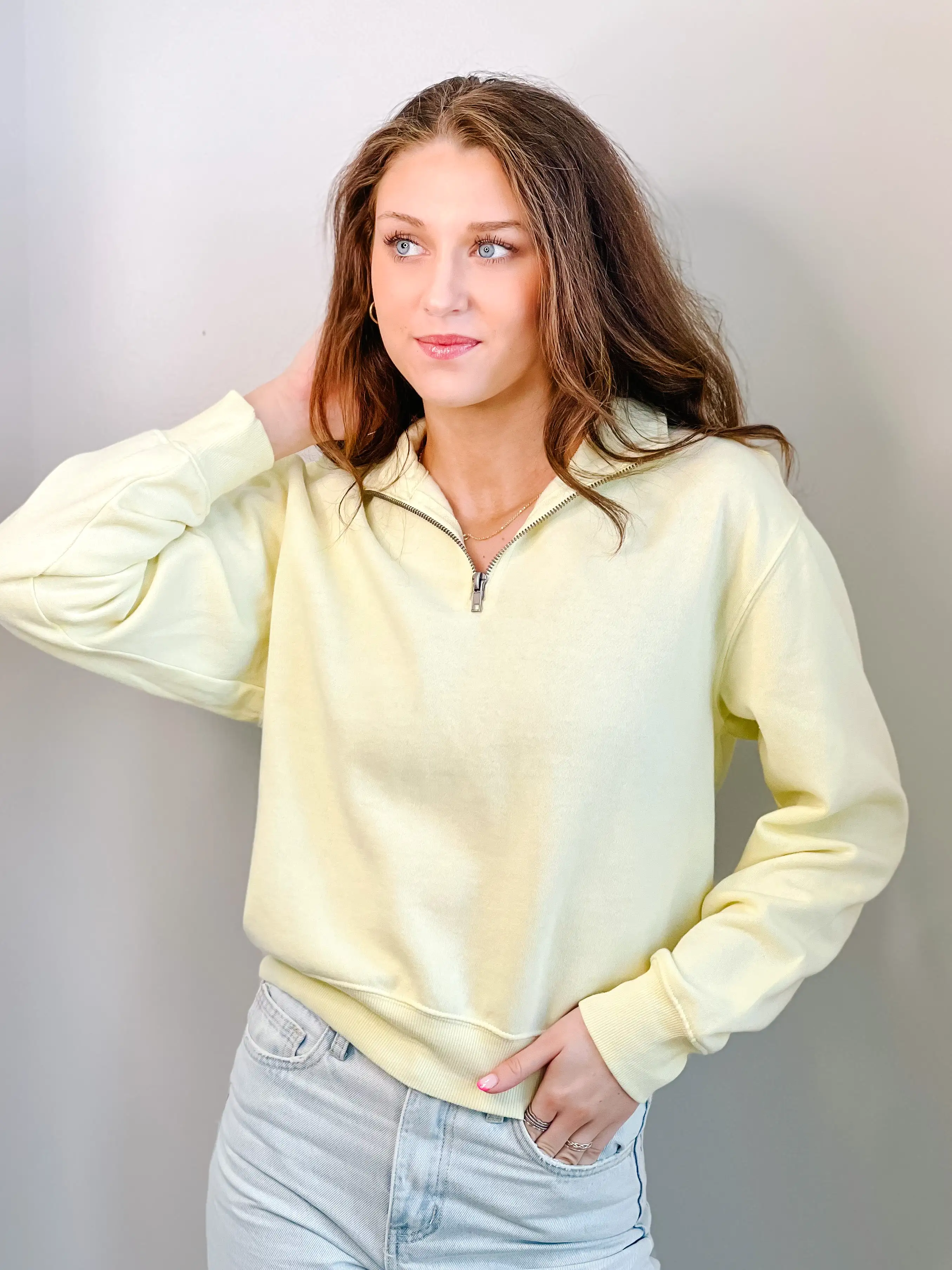 Half Zip Sweatshirt