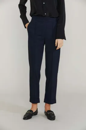 Hardy Cropped Pant - Darkest Navy