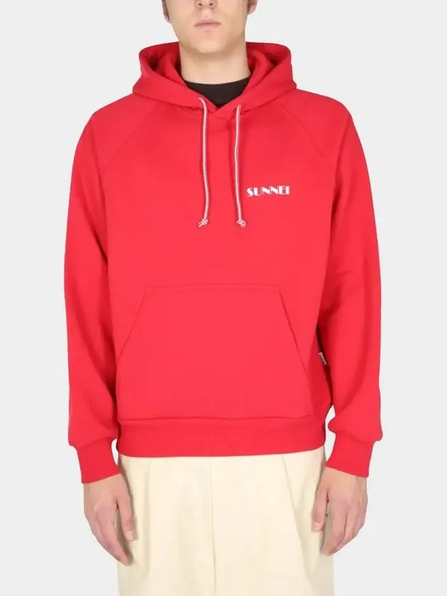 Hood Unisex Mini Logo Hoodie Red