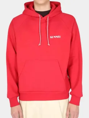 Hood Unisex Mini Logo Hoodie Red