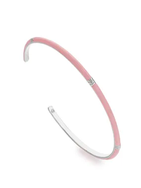 Hot Diamonds Hd X Tg Enamel Bangle - Pink