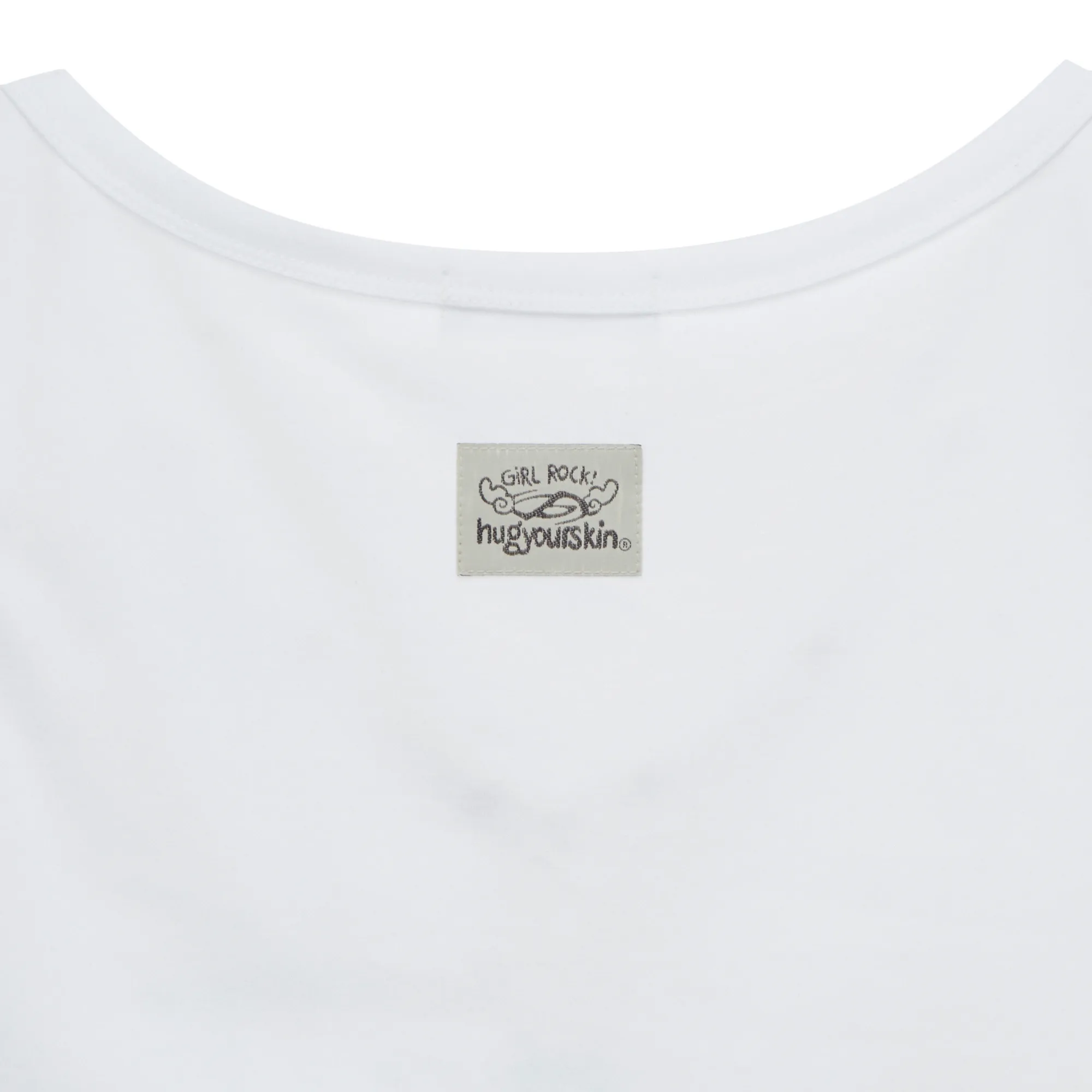 hug your skin  |Sleeveless Street Style V-Neck Plain Cotton Logo