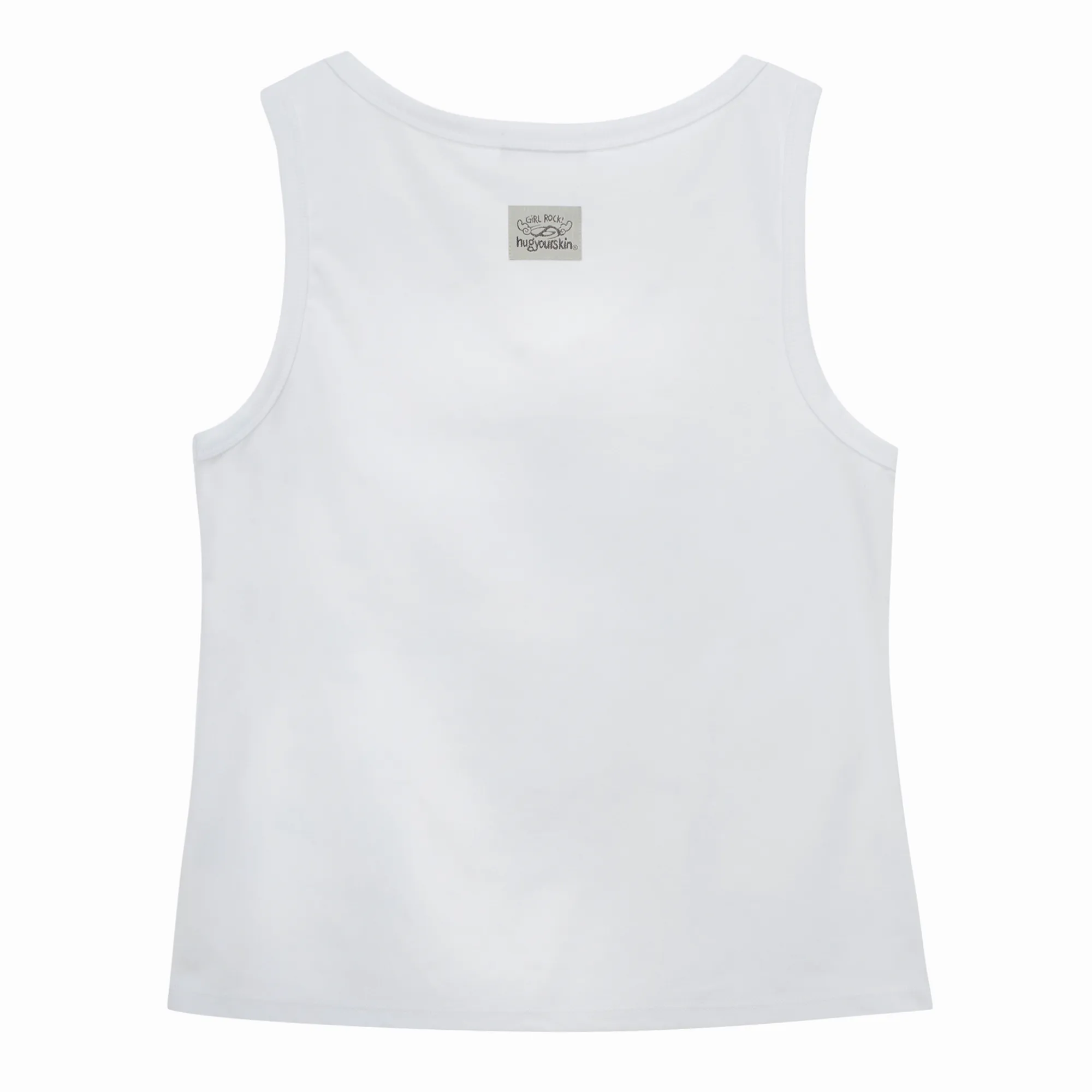 hug your skin  |Sleeveless Street Style V-Neck Plain Cotton Logo