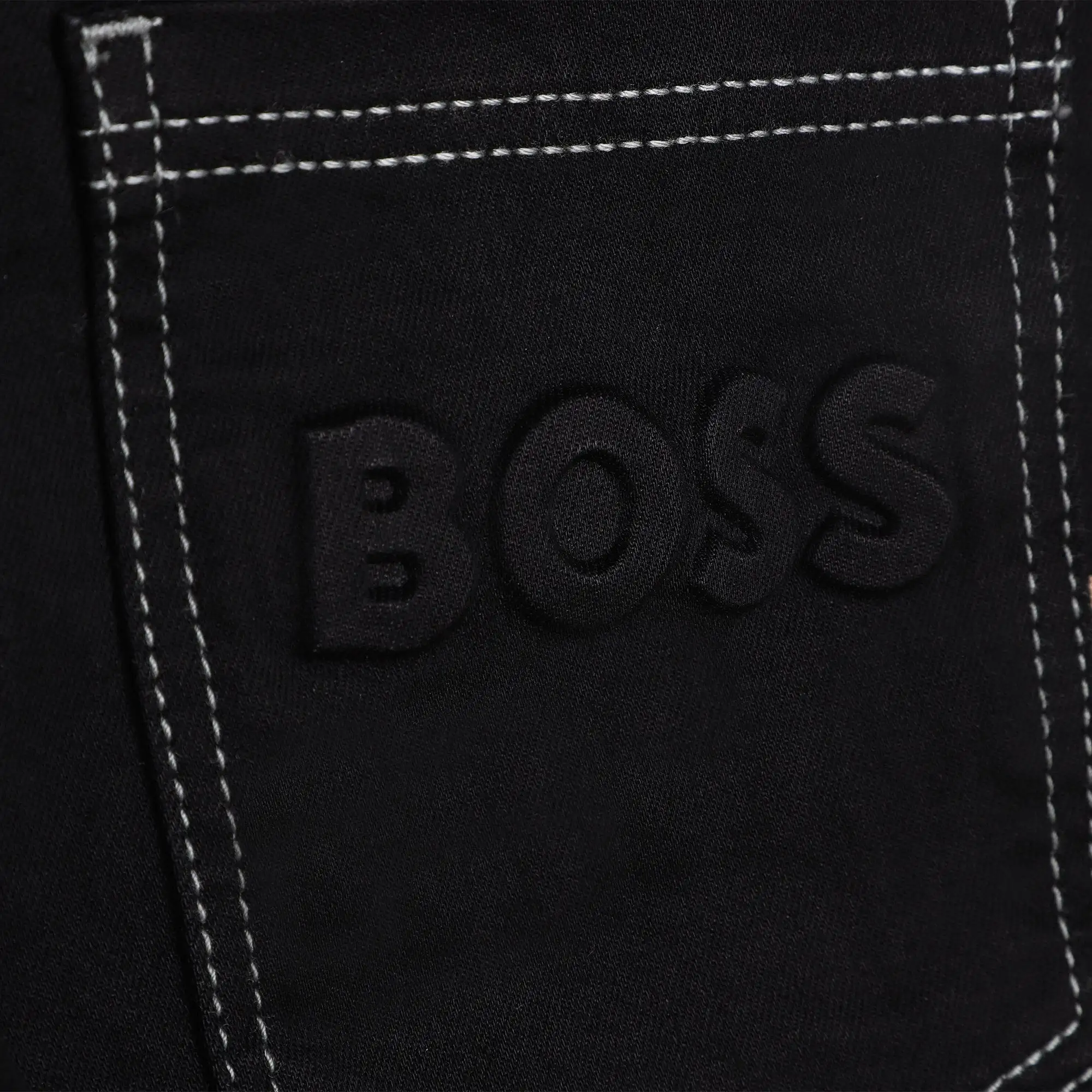 Hugo Boss  Boys Black Denim Slim Fit Jeans_J24875-Z11