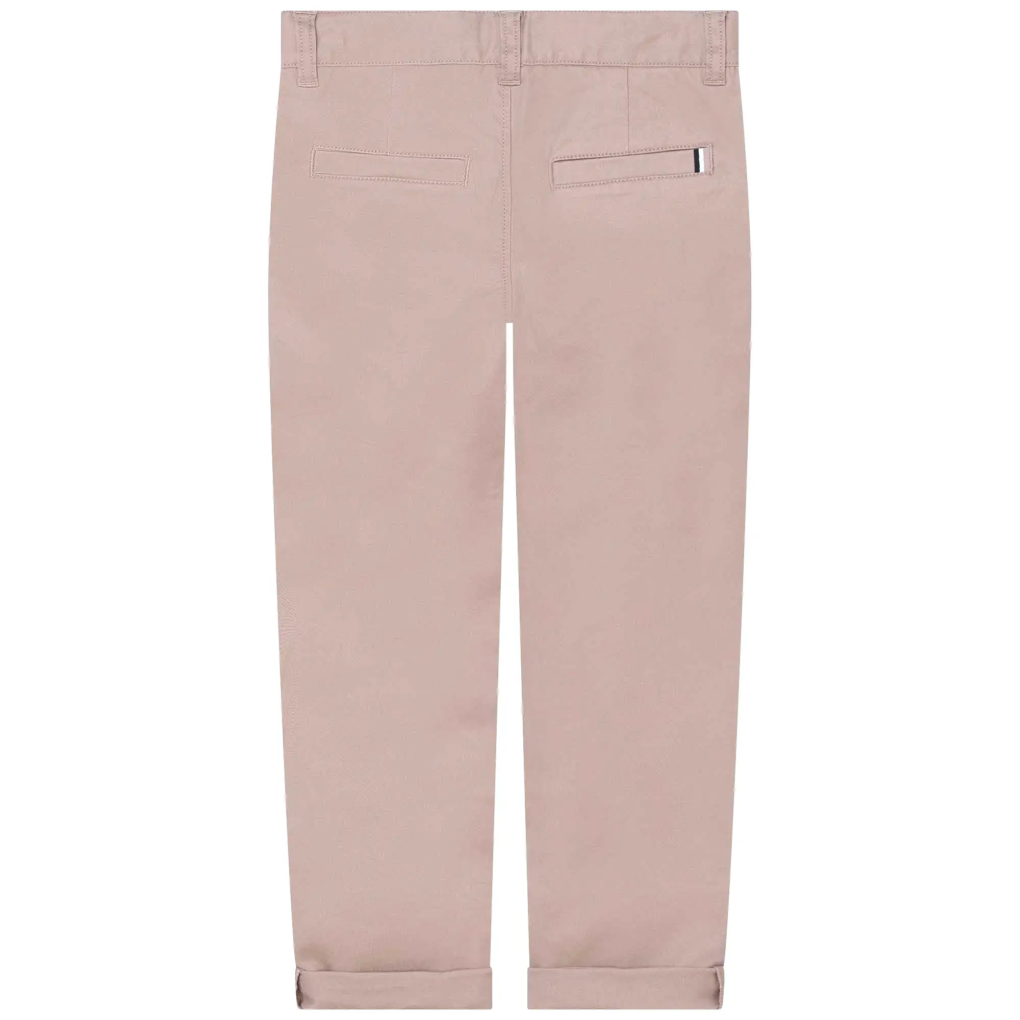 Hugo Boss Boys Khaki Cotton Pants_J24869-269