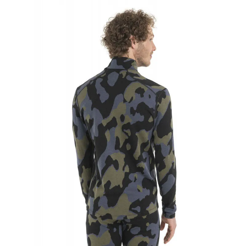 icebreaker  Merino 260 Vertex LS Half Zip Natural Camo - Intimo lana merinos - Uomo