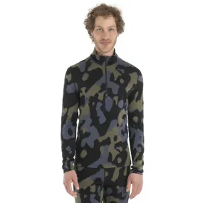 icebreaker  Merino 260 Vertex LS Half Zip Natural Camo - Intimo lana merinos - Uomo