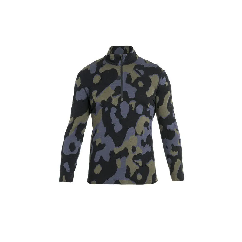 icebreaker  Merino 260 Vertex LS Half Zip Natural Camo - Intimo lana merinos - Uomo