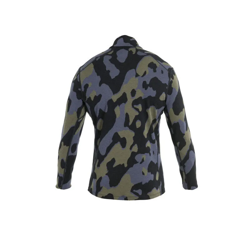 icebreaker  Merino 260 Vertex LS Half Zip Natural Camo - Intimo lana merinos - Uomo