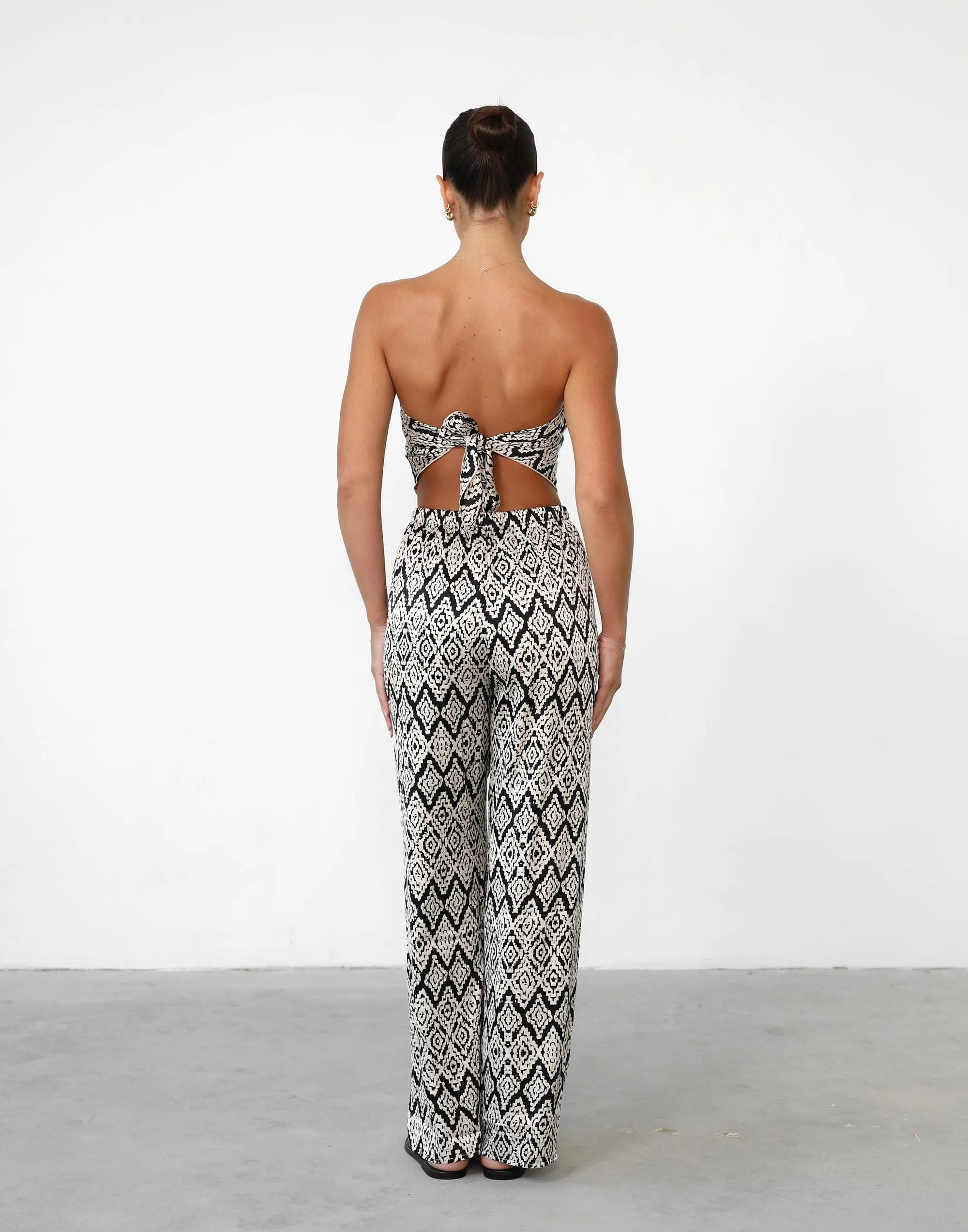 Jahmilla Pants (Beige Print)