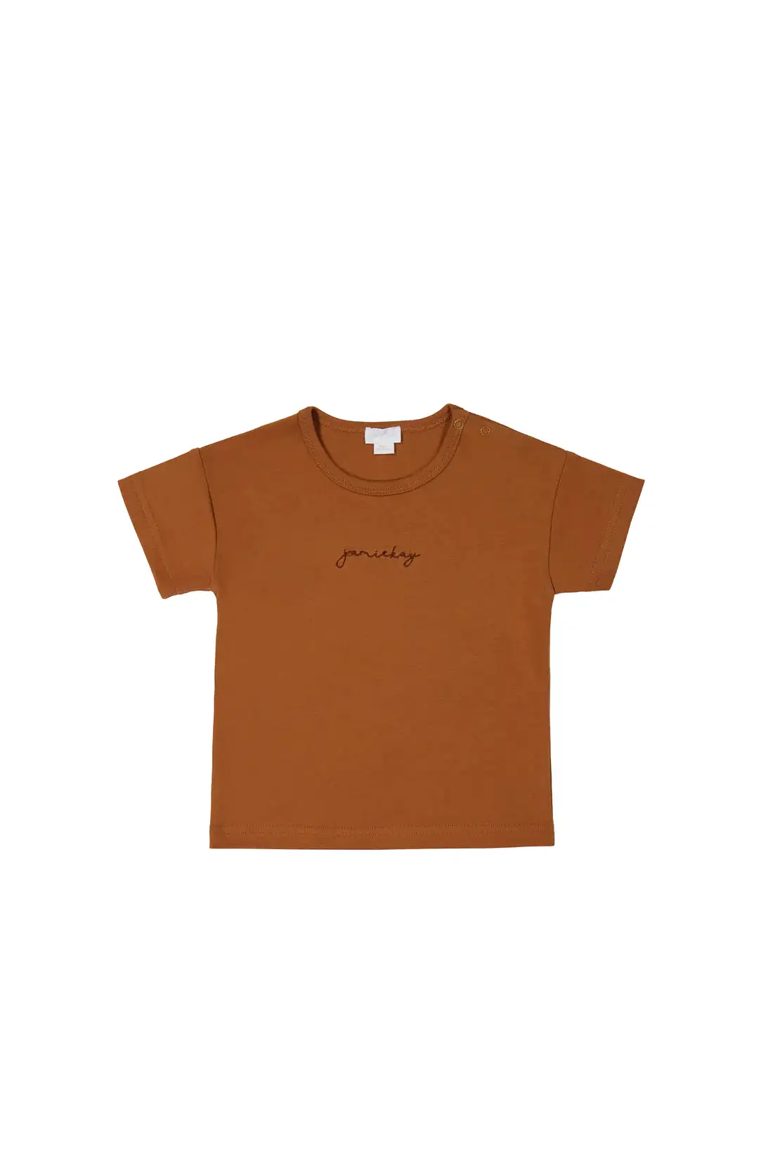 JAMIE KAY Pima Cotton Hunter Tee - Cinnamon