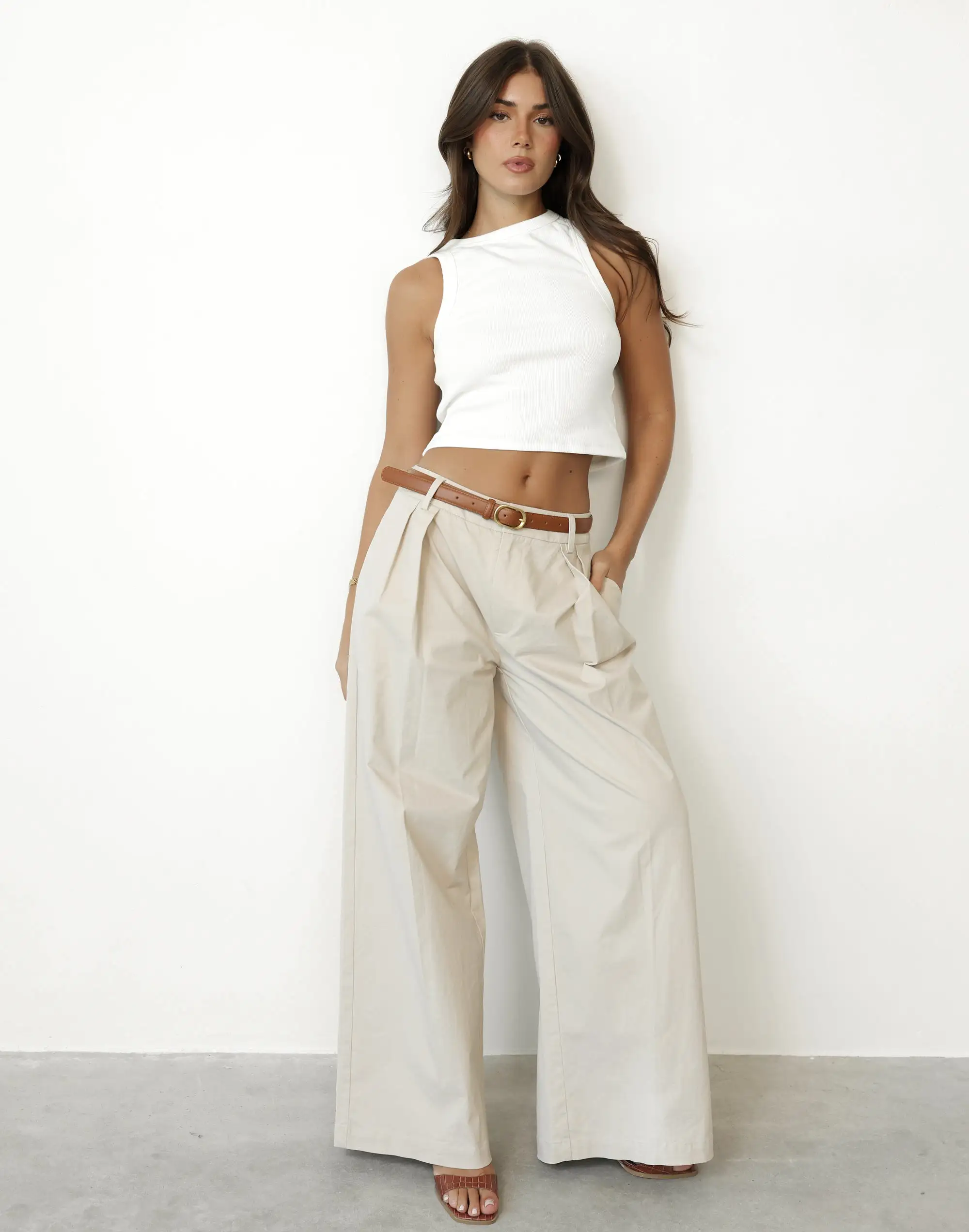 Joelle Pants (Beige)