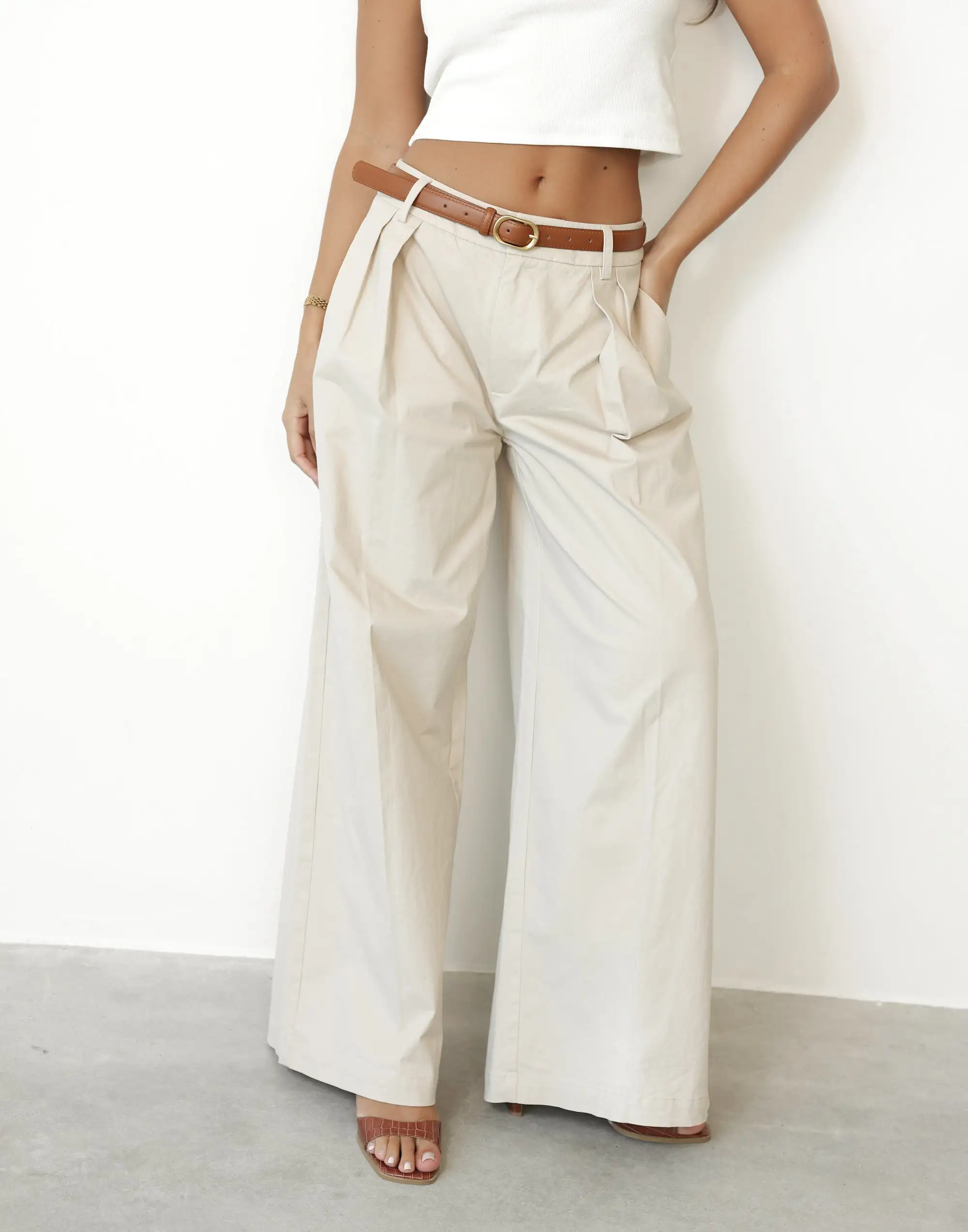 Joelle Pants (Beige)