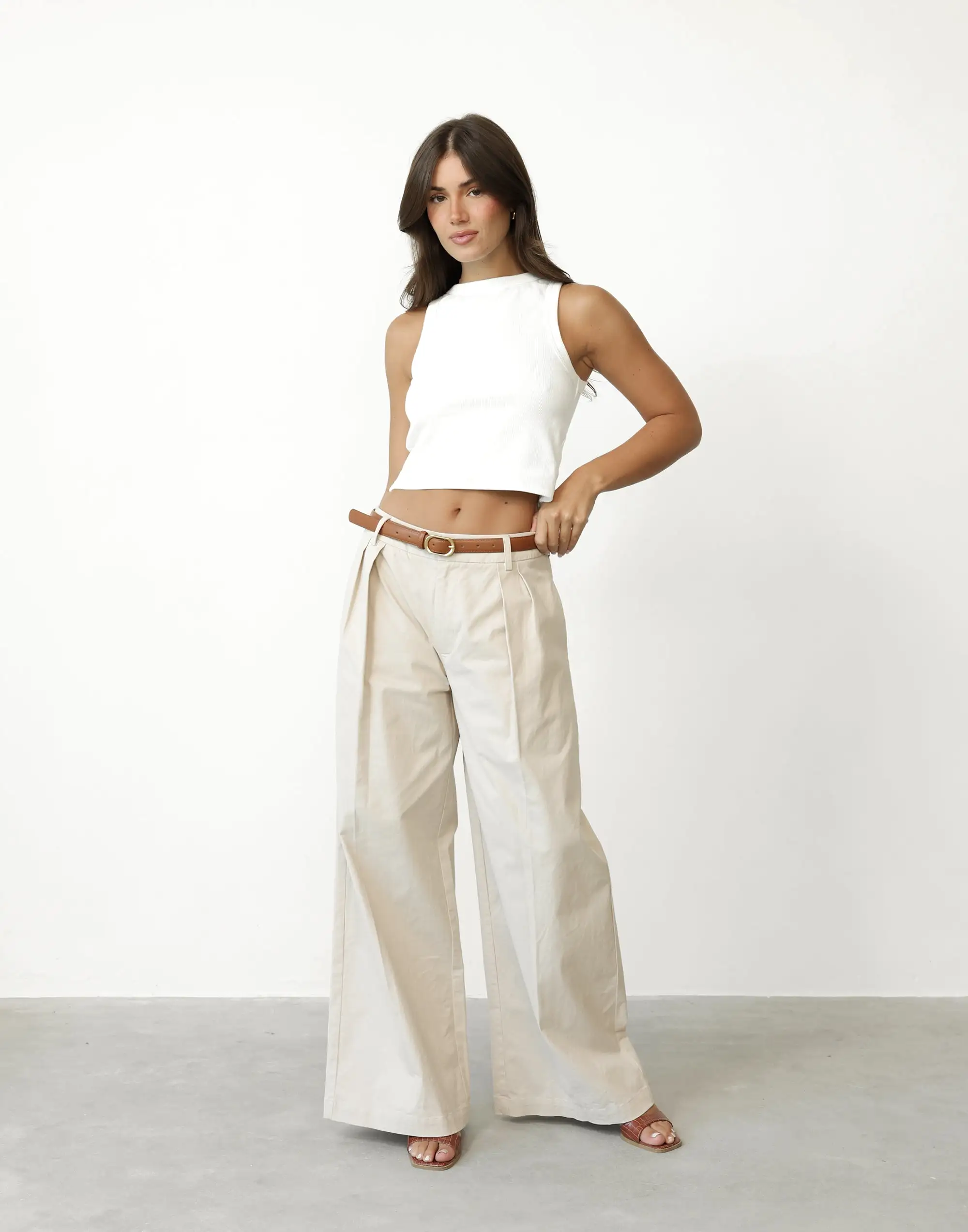 Joelle Pants (Beige)