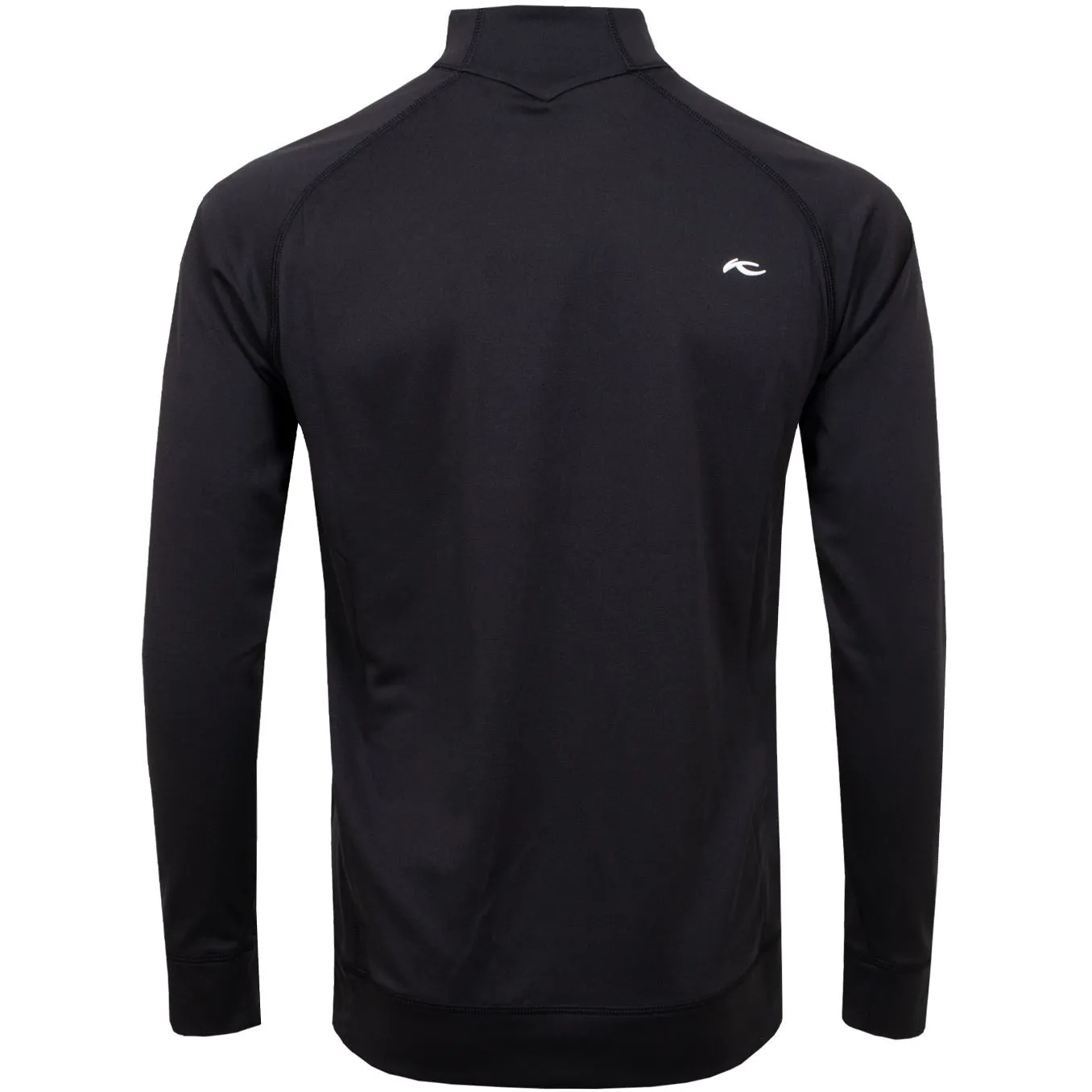 Keano Half Zip Regular Fit Mid Layer Black Melange - 2024