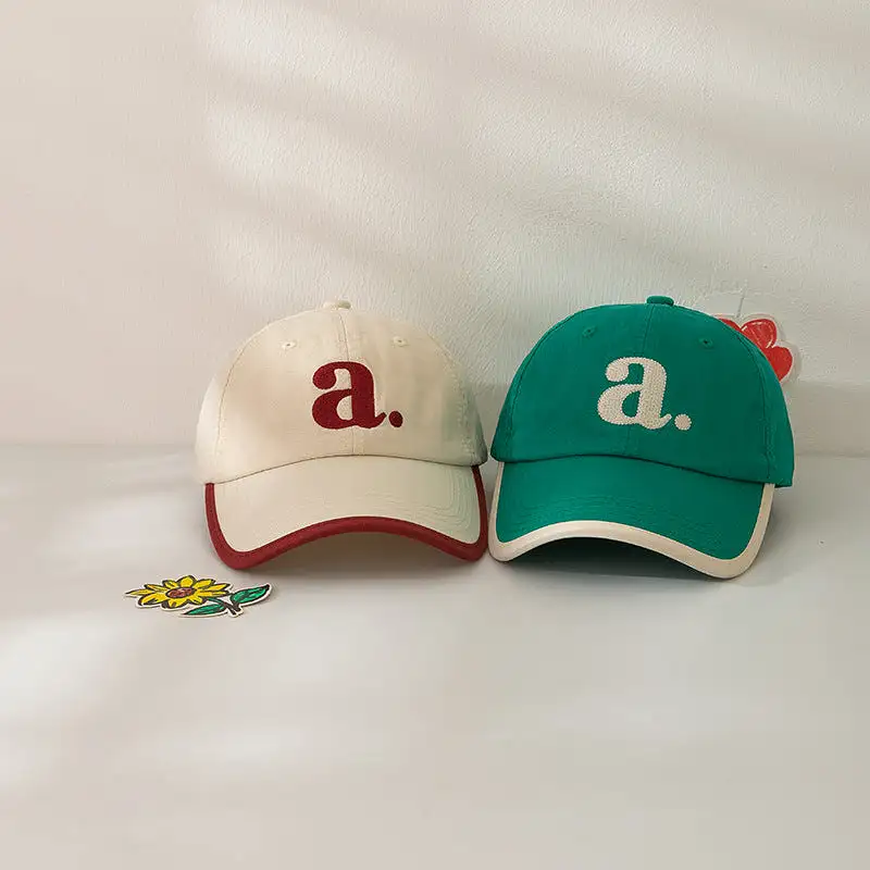 Kid Girls Boys Embroidered Alphabet Accessories Hats Wholesale 240111149