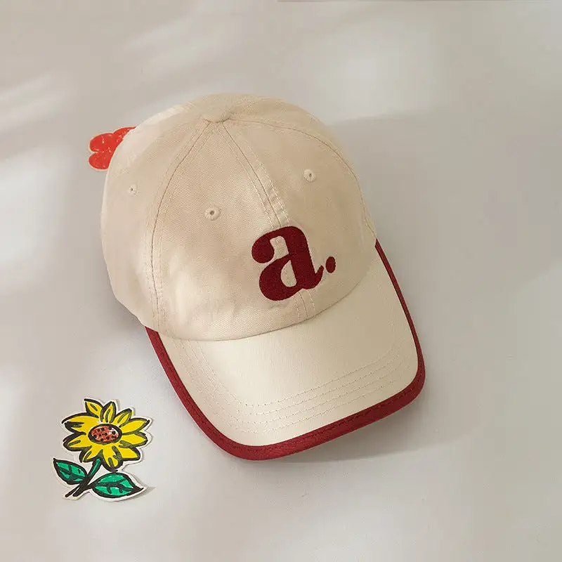 Kid Girls Boys Embroidered Alphabet Accessories Hats Wholesale 240111149