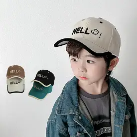 Kid Girls Boys Letters Embroidered Accessories Hats Wholesale 240111154