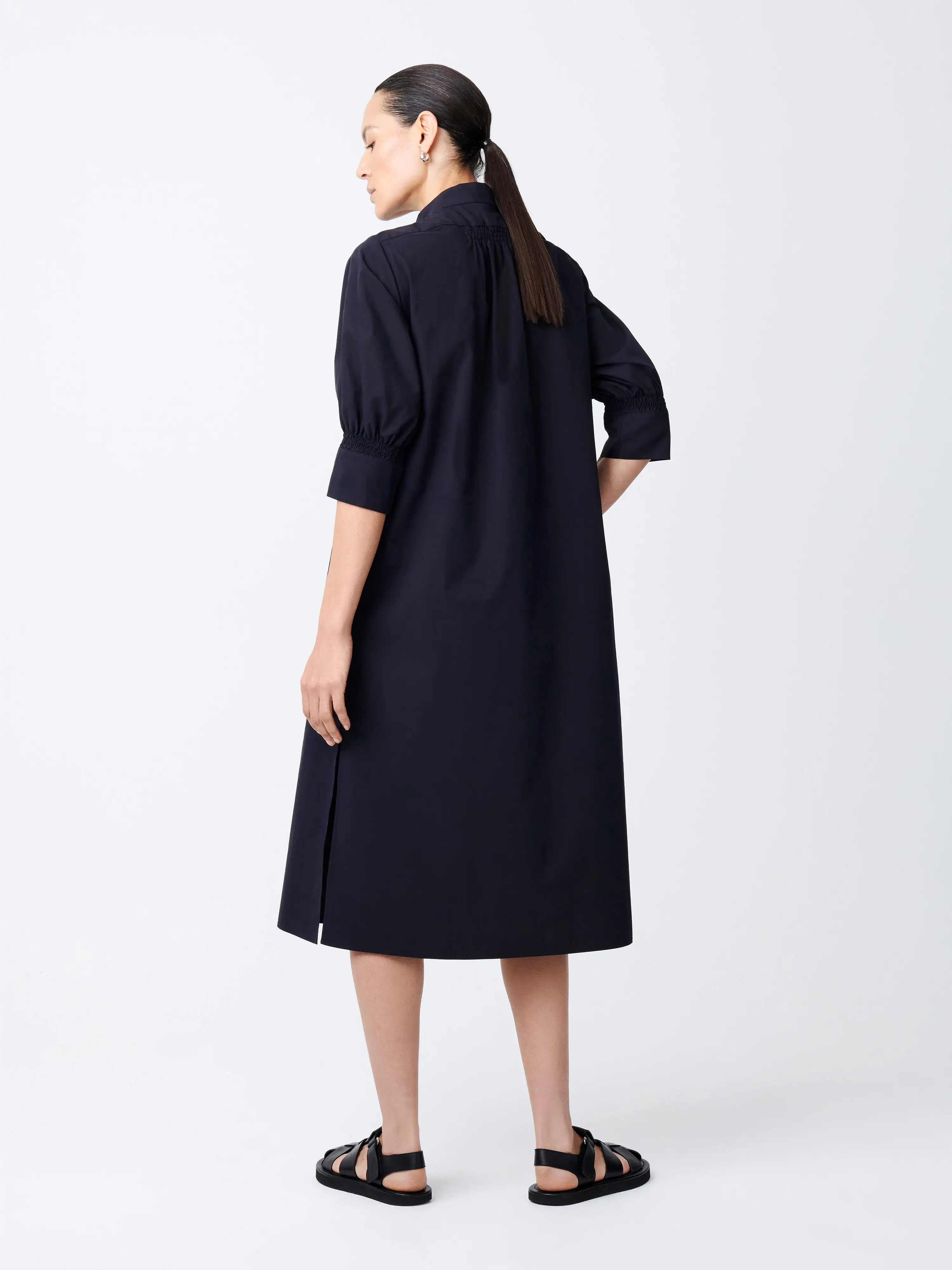 Knoll Dress in Darkest Navy