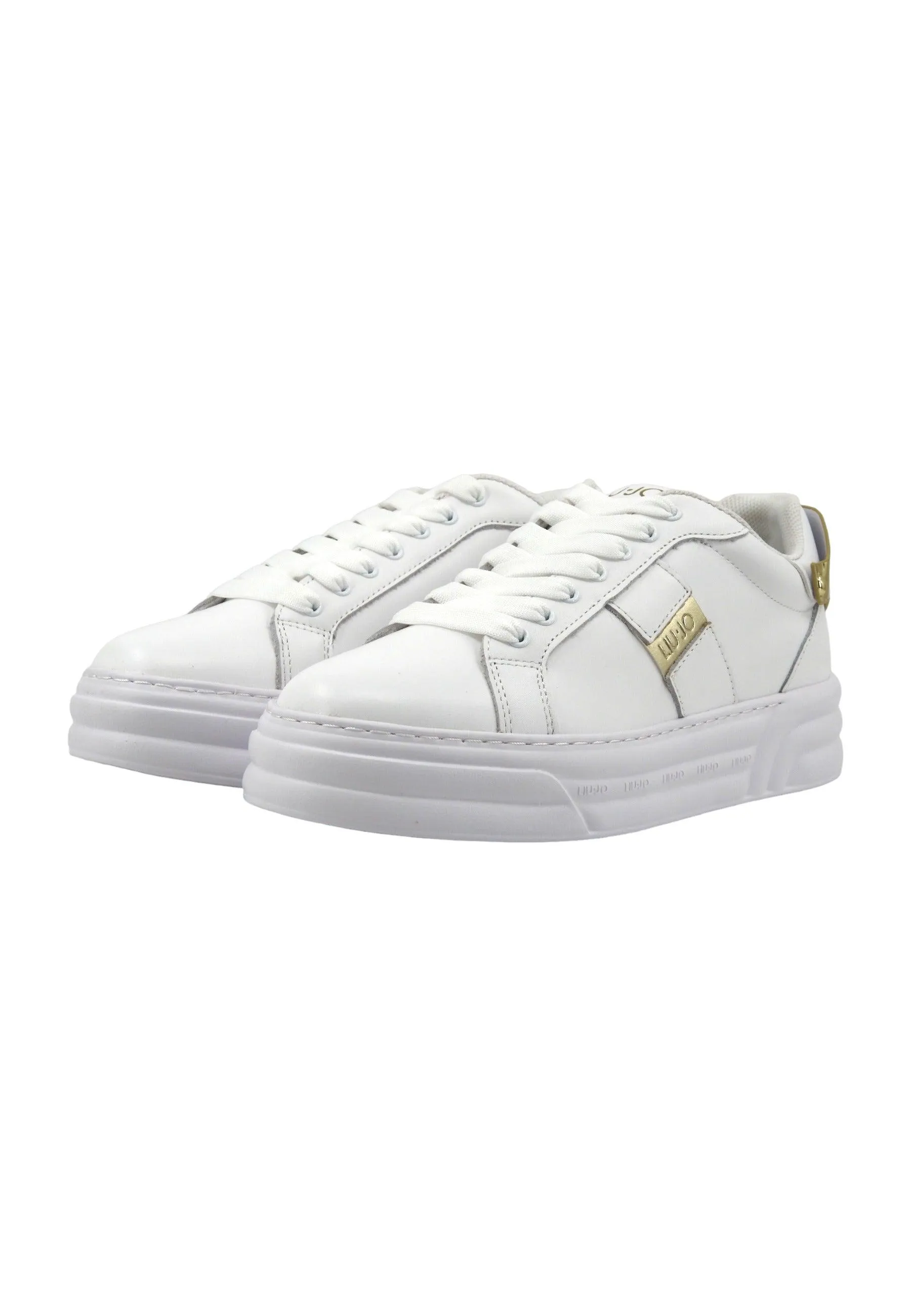 LIU JO Cleo 29 Sneaker Donna White Gold BA4017PX179