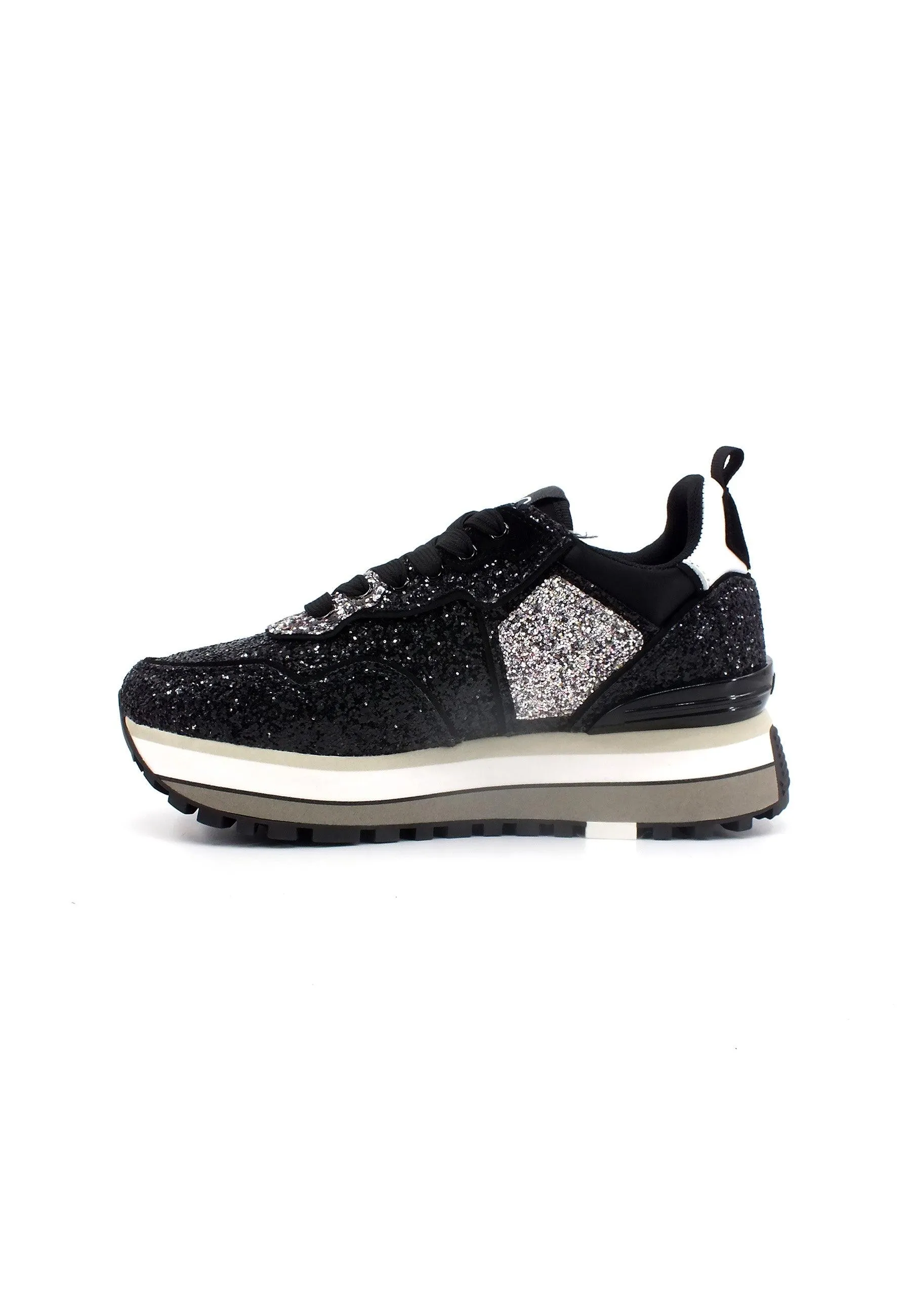 LIU JO Maxi Wonder 24 Sneaker Donna Black BF3013TX007