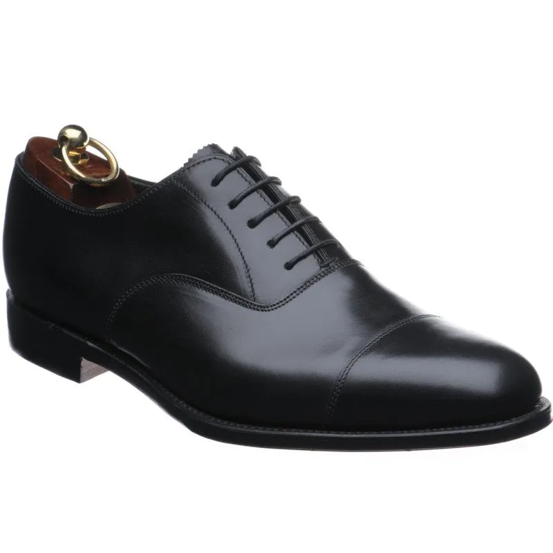 LOAKE Aldwych Calf Oxford Shoe - Black Dainite Soul