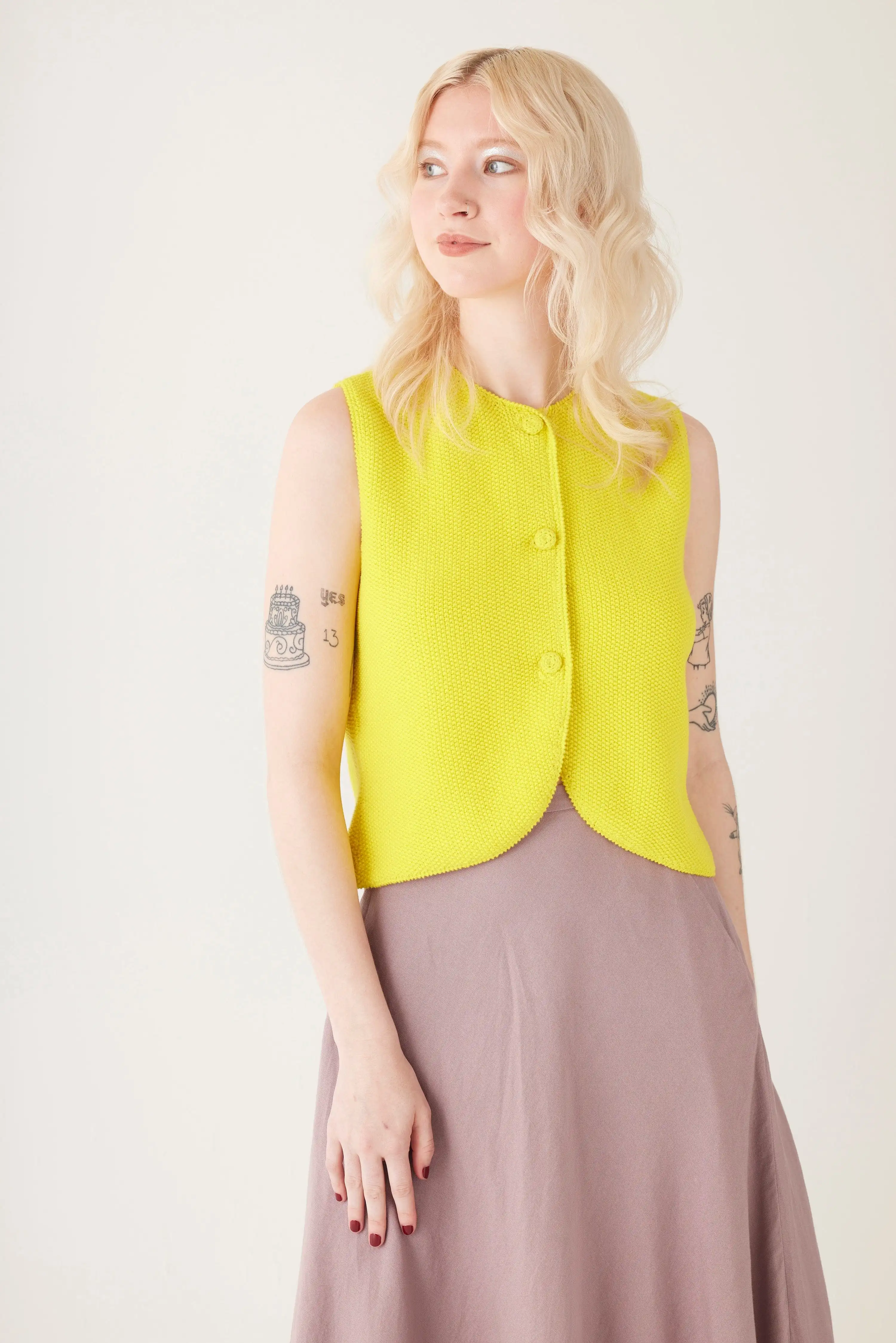 Lola Vest in Pima Cotton