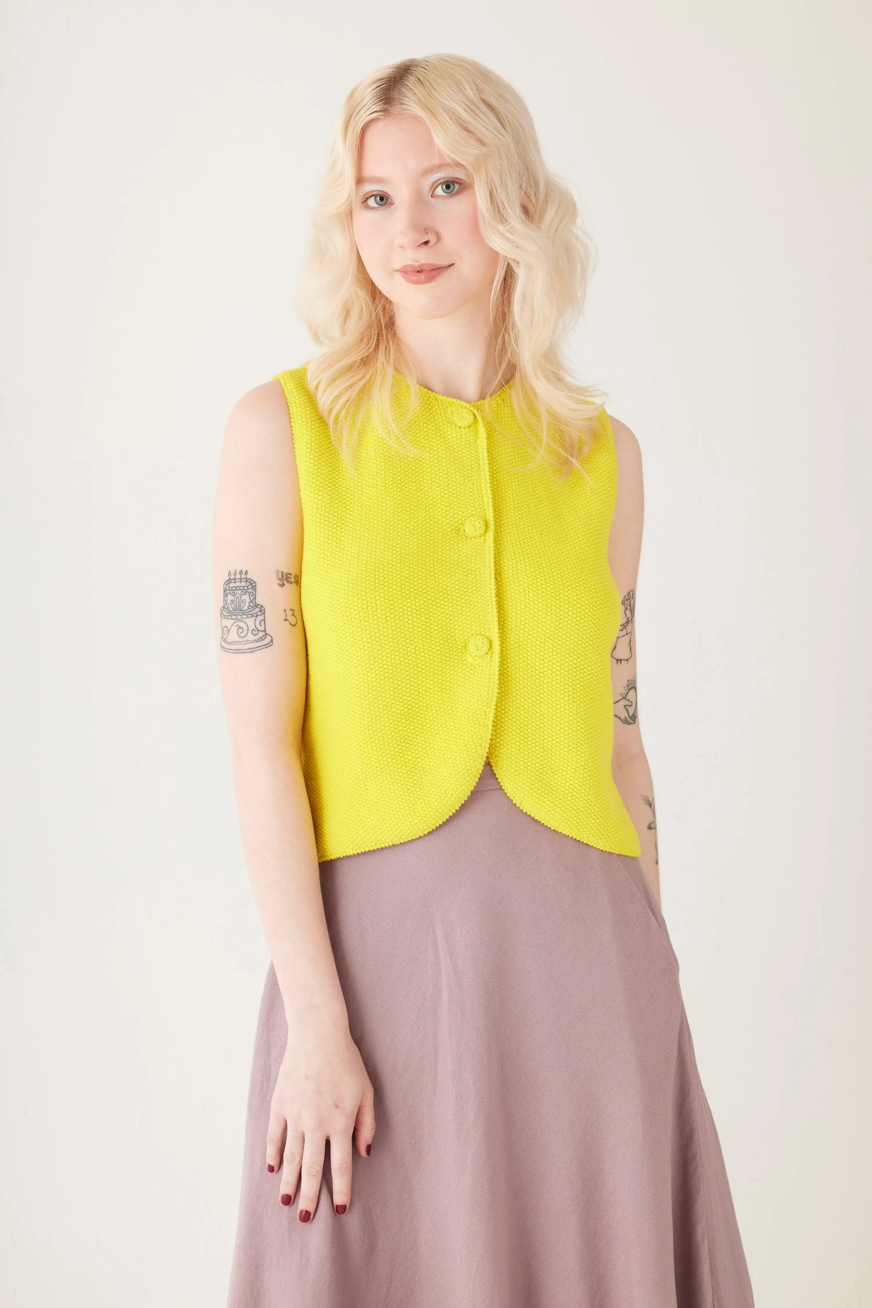 Lola Vest in Pima Cotton