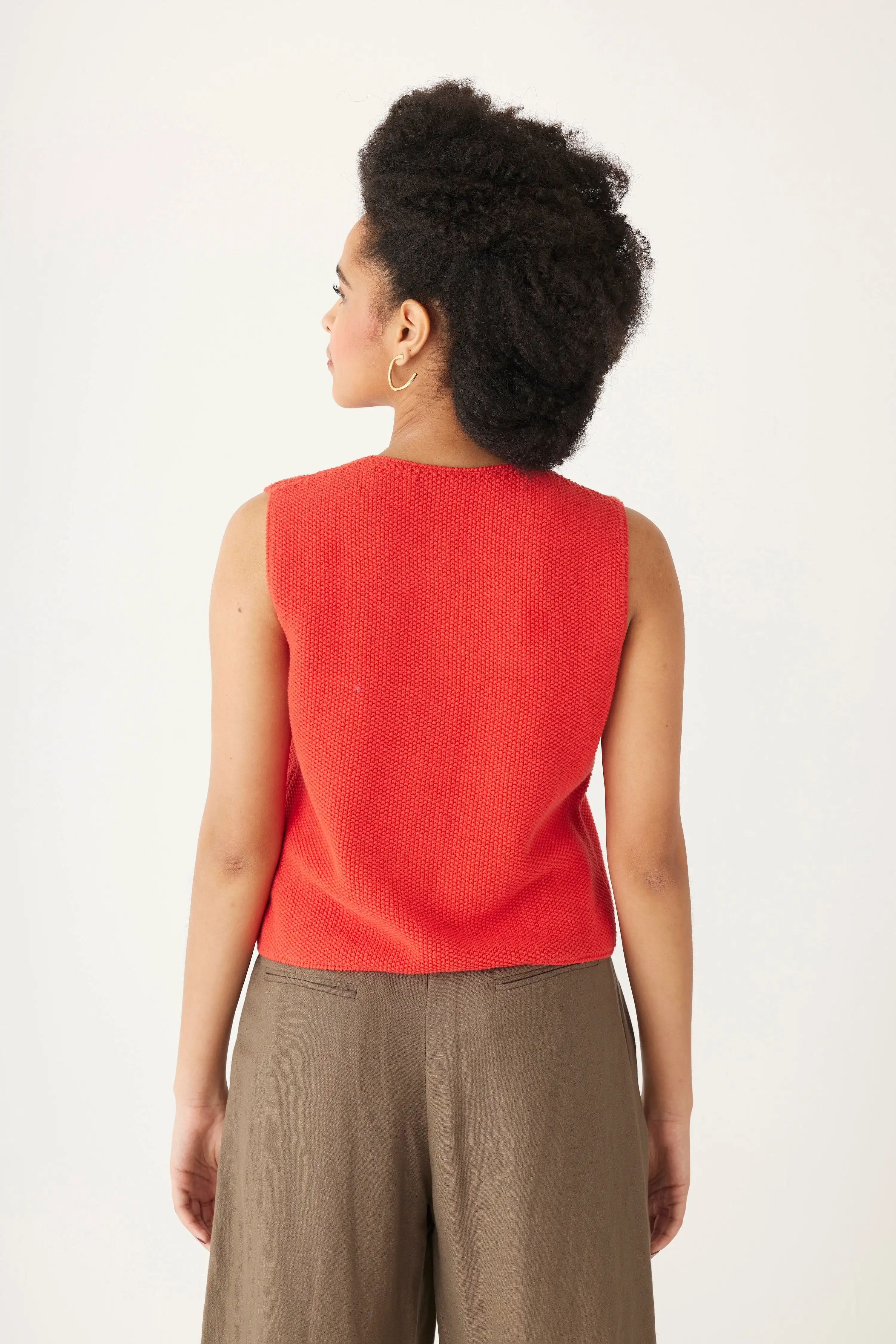 Lola Vest in Pima Cotton