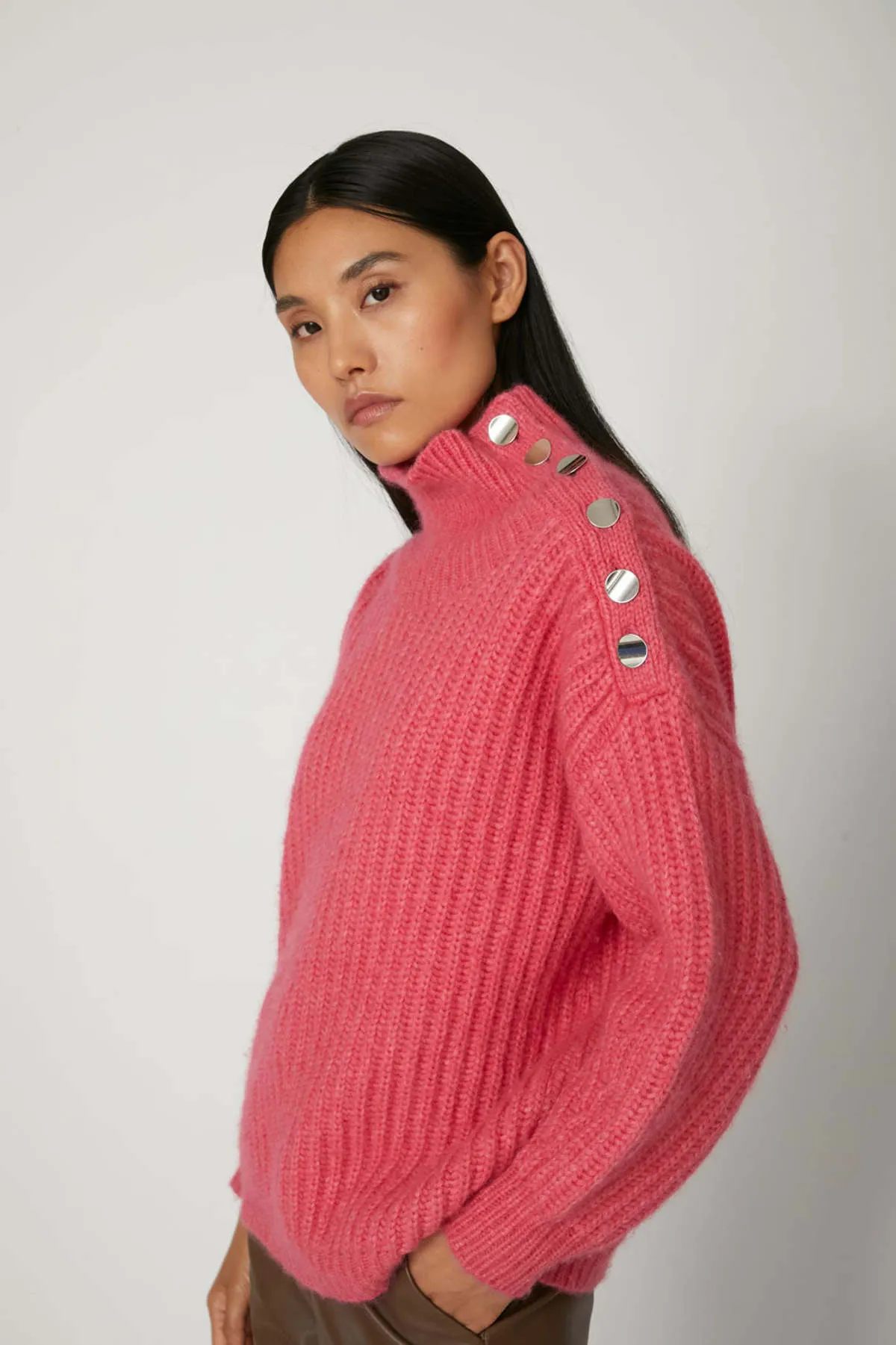 Marlotte Sweater - radiant rose