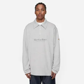 Martine Rose Half Zip Polo Sweater