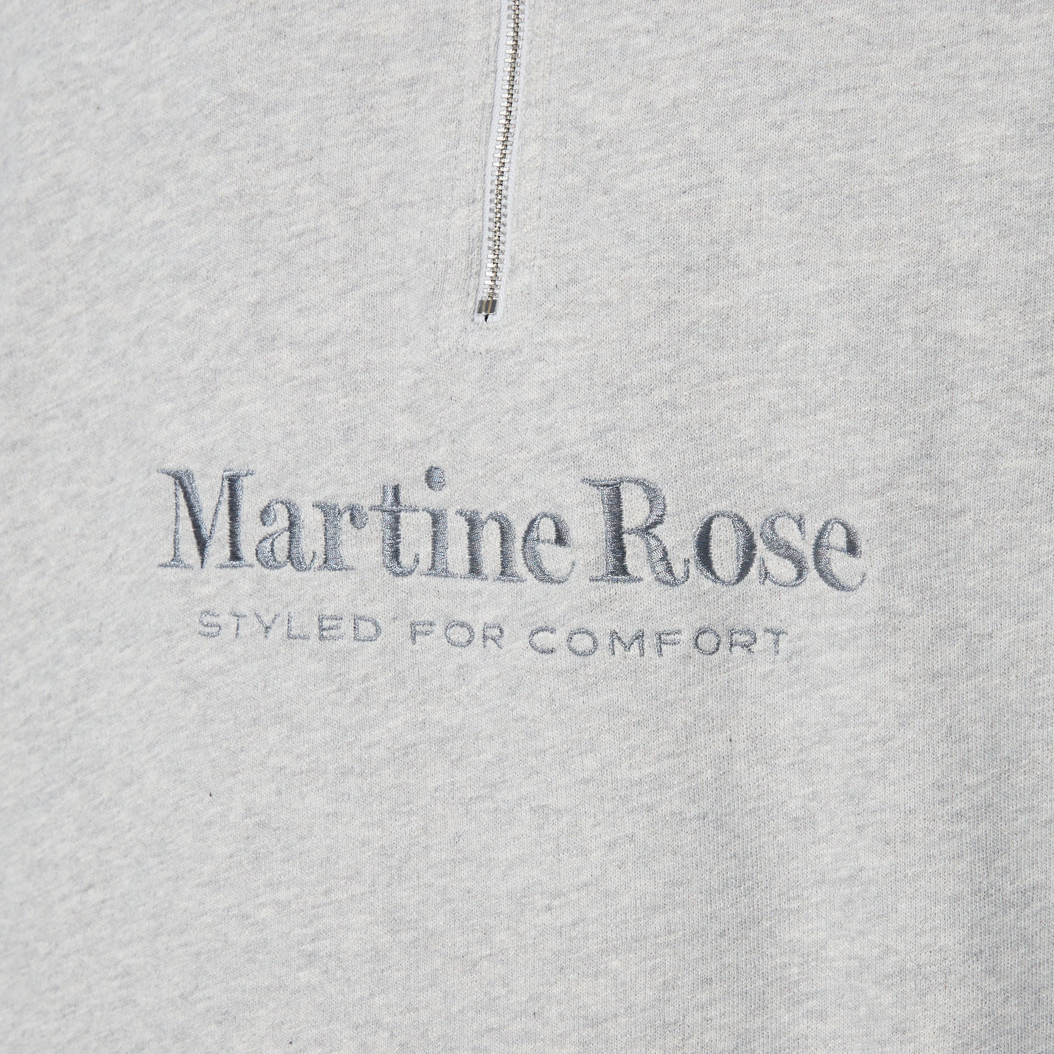 Martine Rose Half Zip Polo Sweater