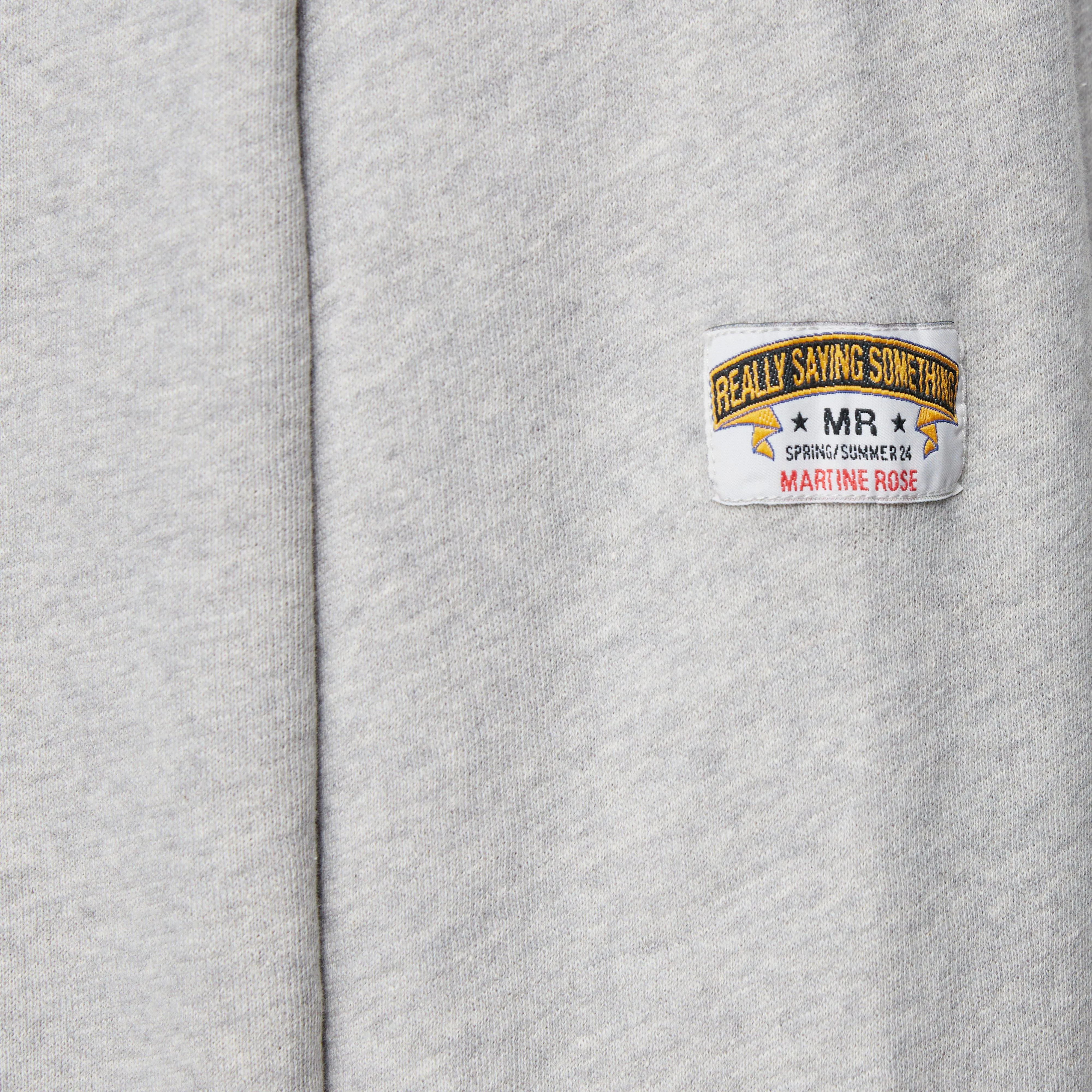 Martine Rose Half Zip Polo Sweater