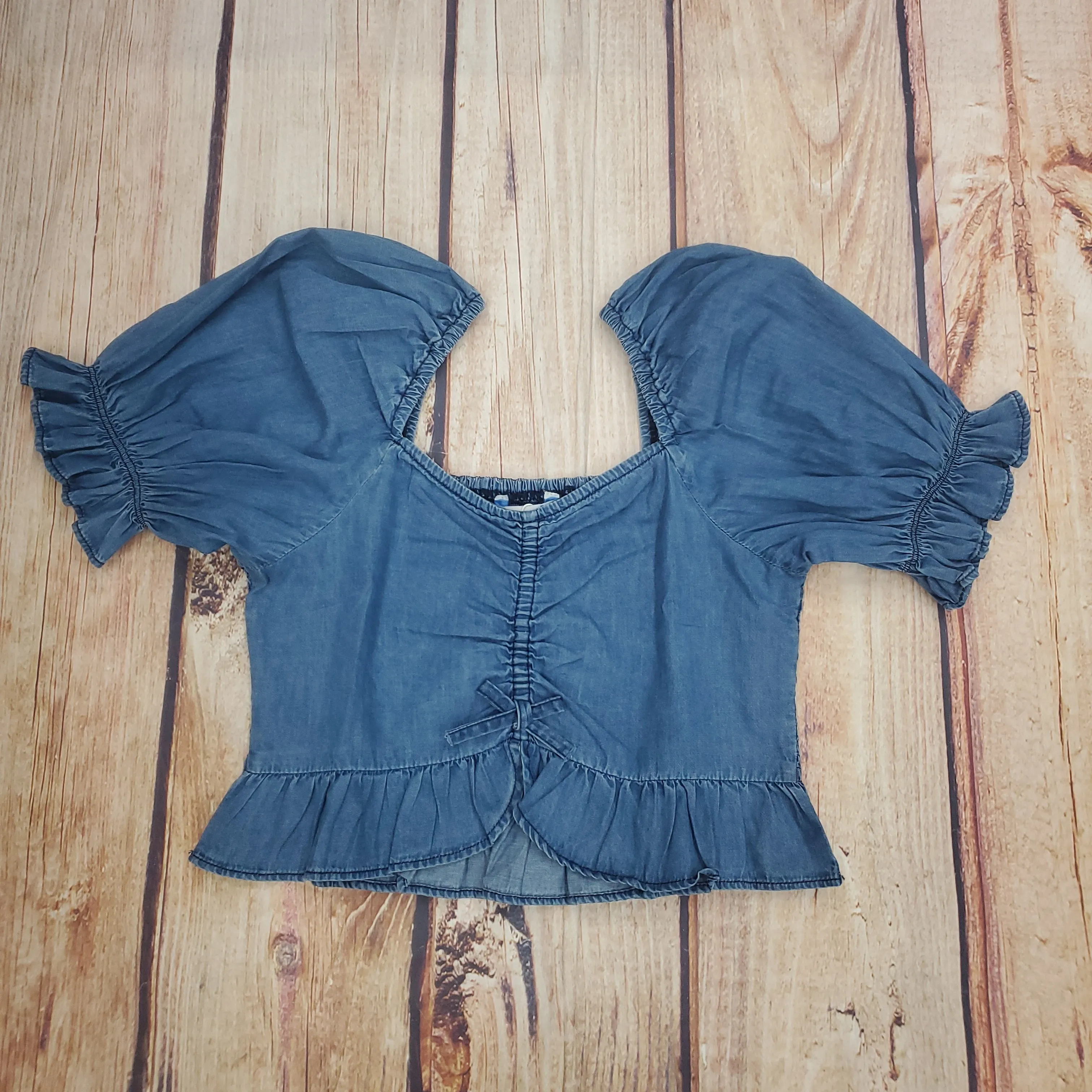 MAYORAL GIRLS DENIM BLOUSE