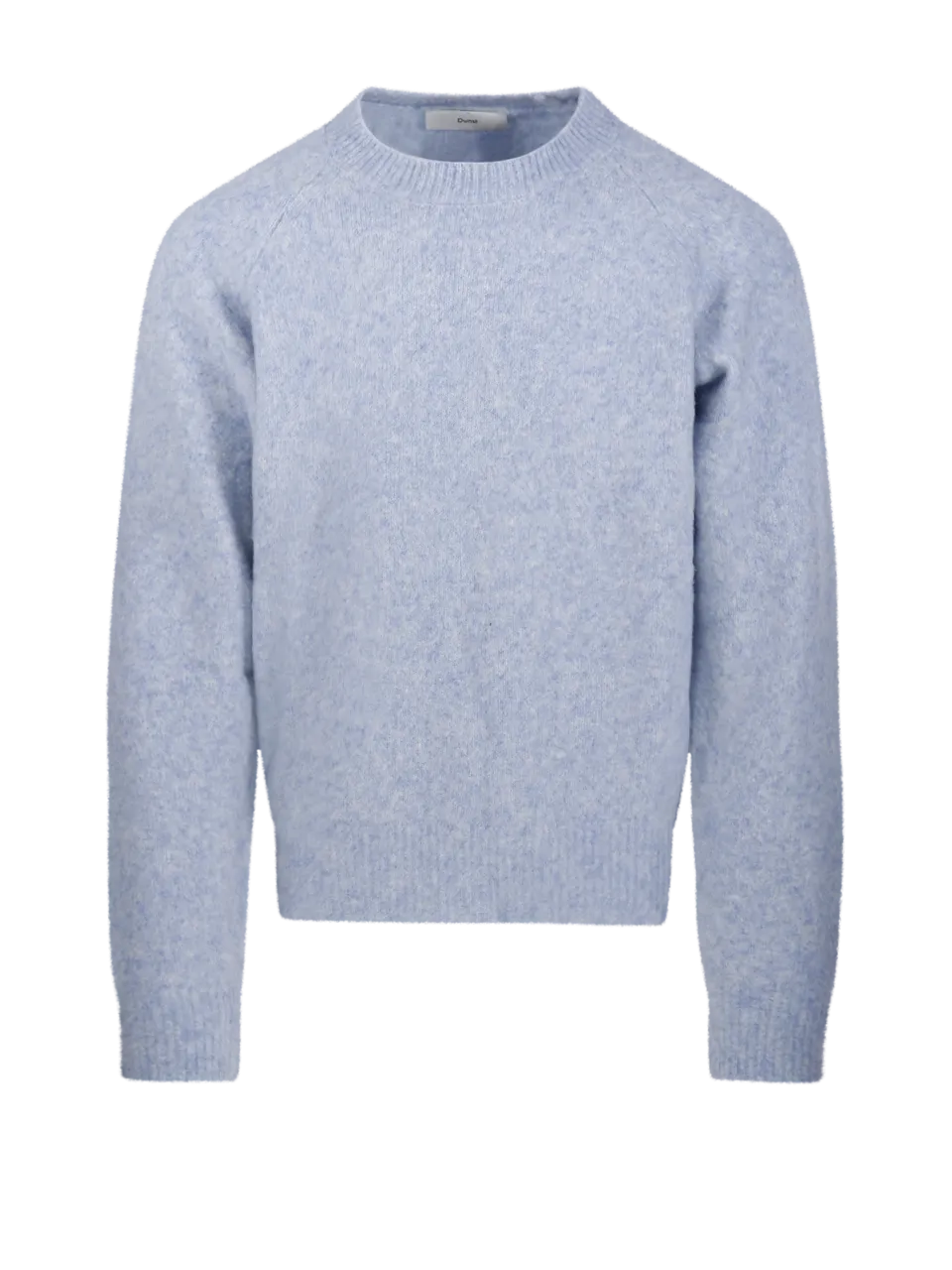 MEN DUNST SKY BLUE WOOL SHAGGY DOG SWEATER