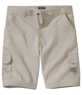 Men's Ecru Classic Cargo Shorts