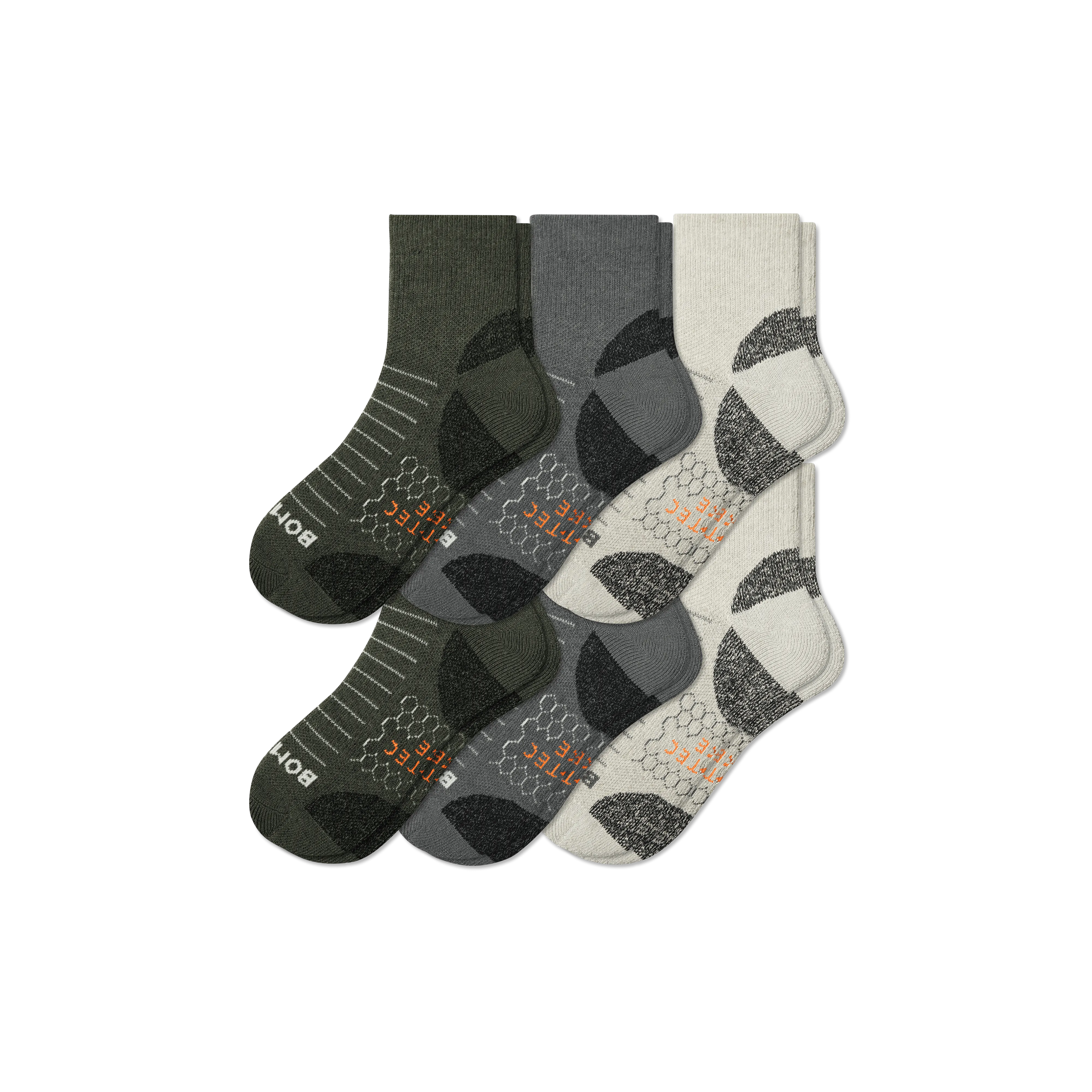 Men's Hiking Quarter Sock 6-Pack