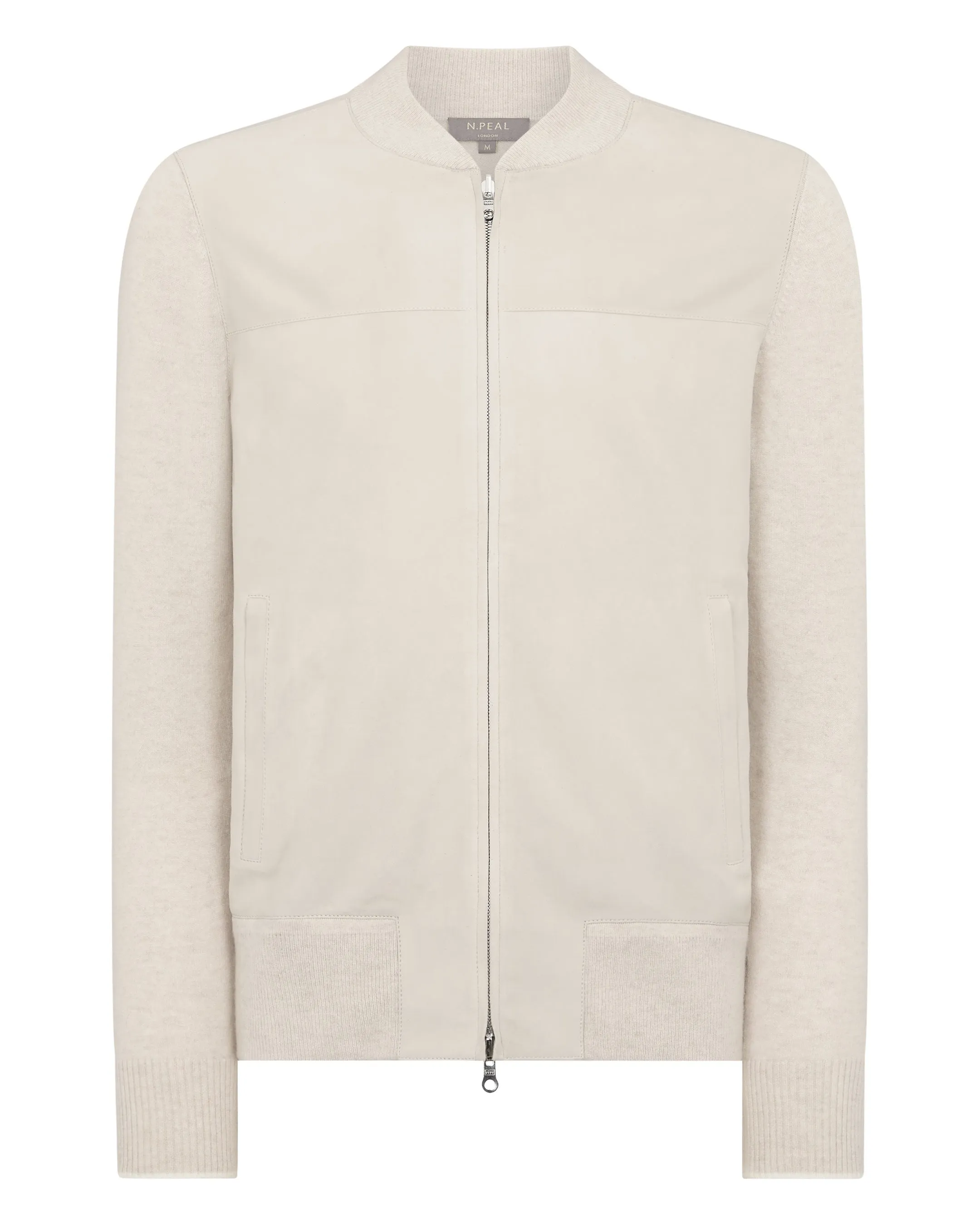 Men's Portland Suede Jacket Ecru White