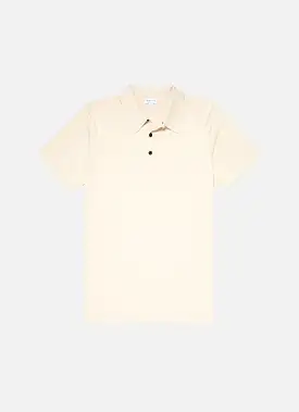 Men's Sea Island Cotton Polo Shirt in Undyed