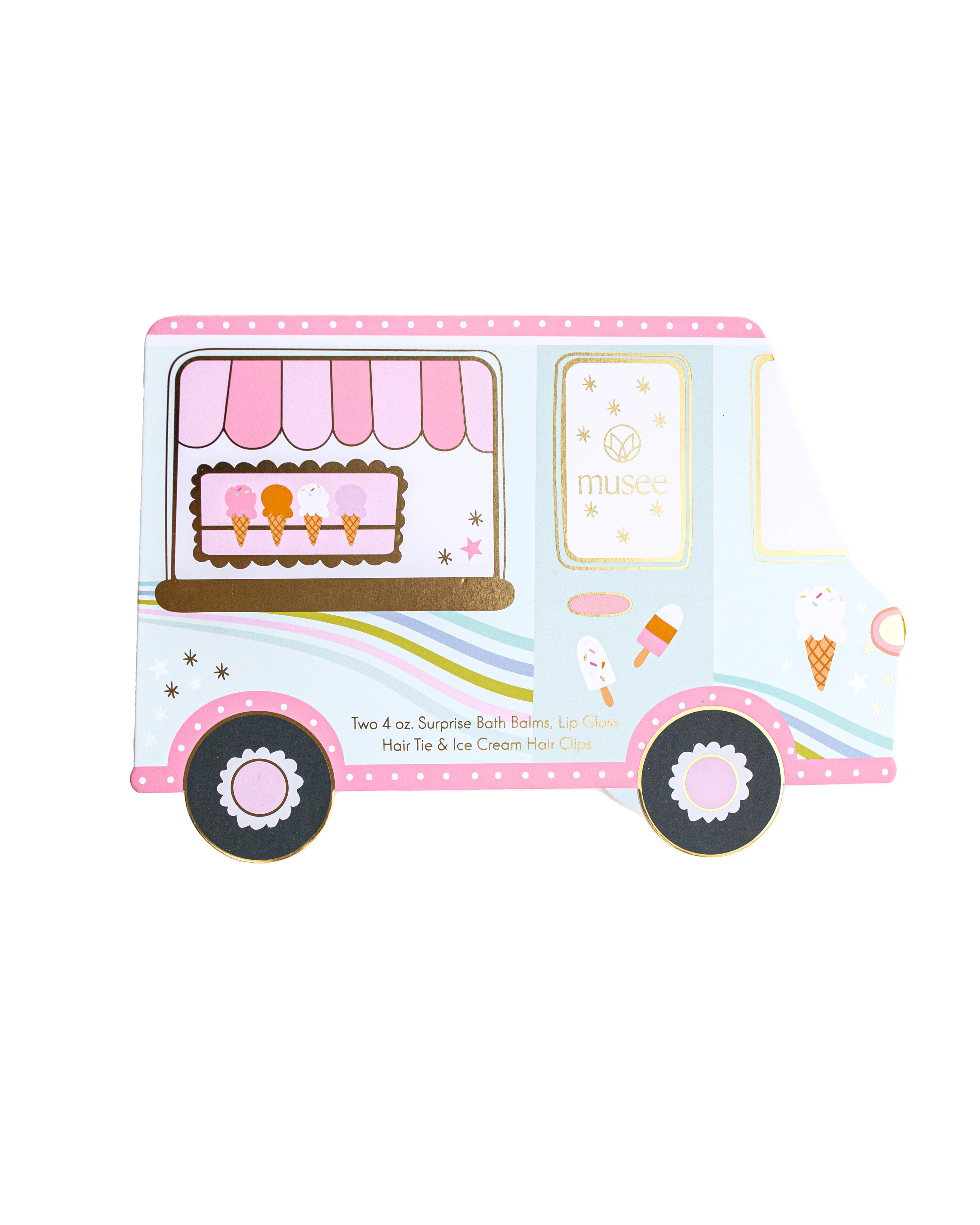 Musee Ice Cream Truck Bath Balm Gift Set