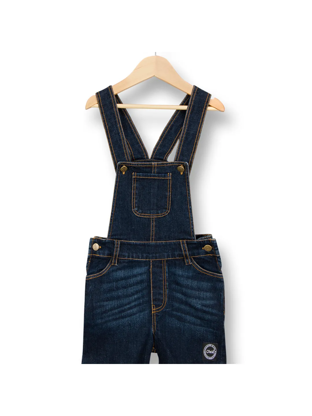 Naughty Dungaree Boys Midnight Blue Denim Playsuit