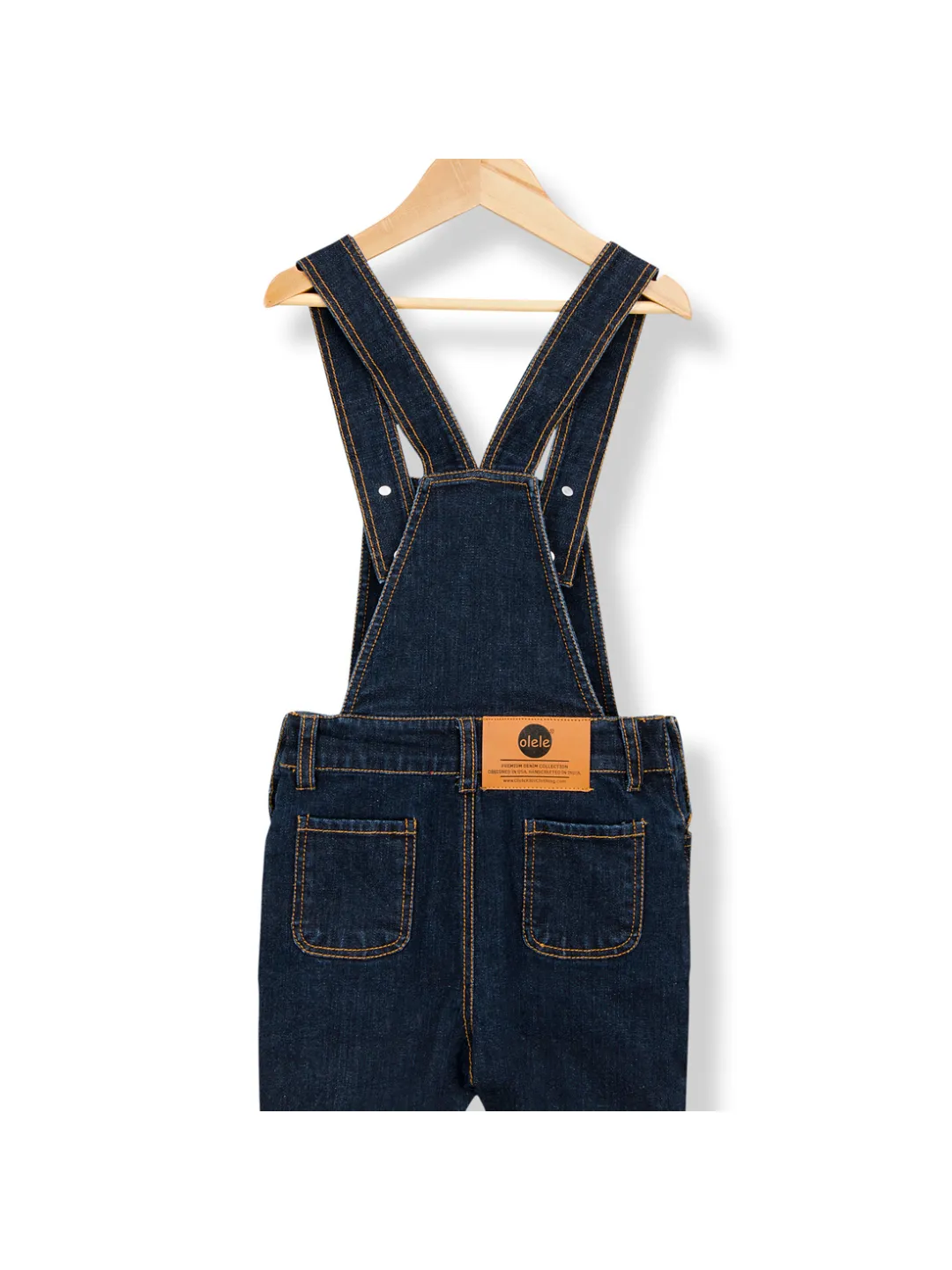 Naughty Dungaree Boys Midnight Blue Denim Playsuit