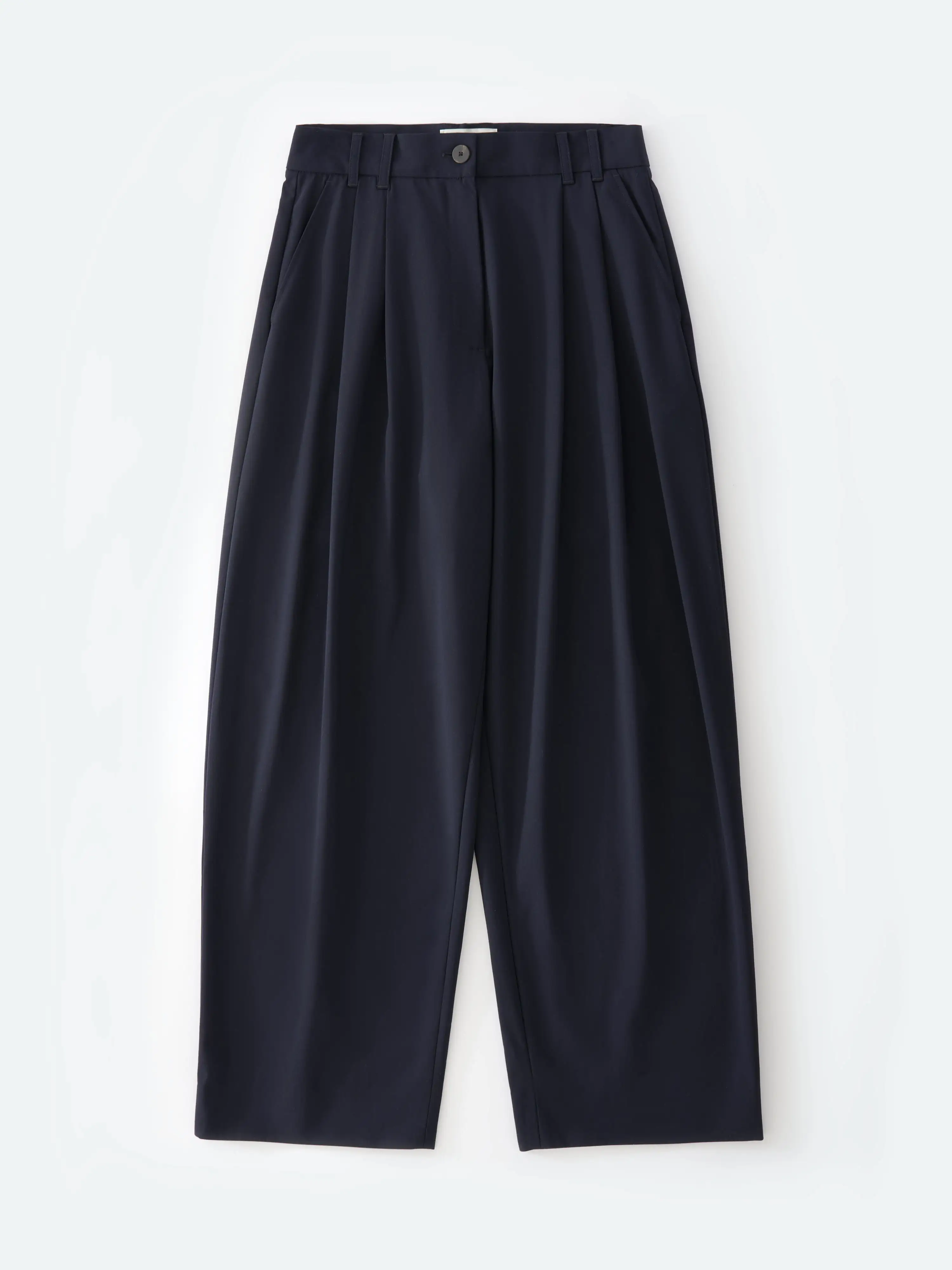 Nika Tropical Wool Pant in Darkest Navy