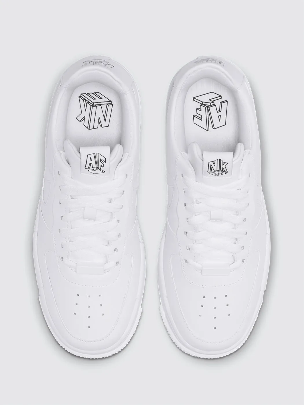 Nike Air Force 1 Pixel Sneaker - White-White-Black-Sail