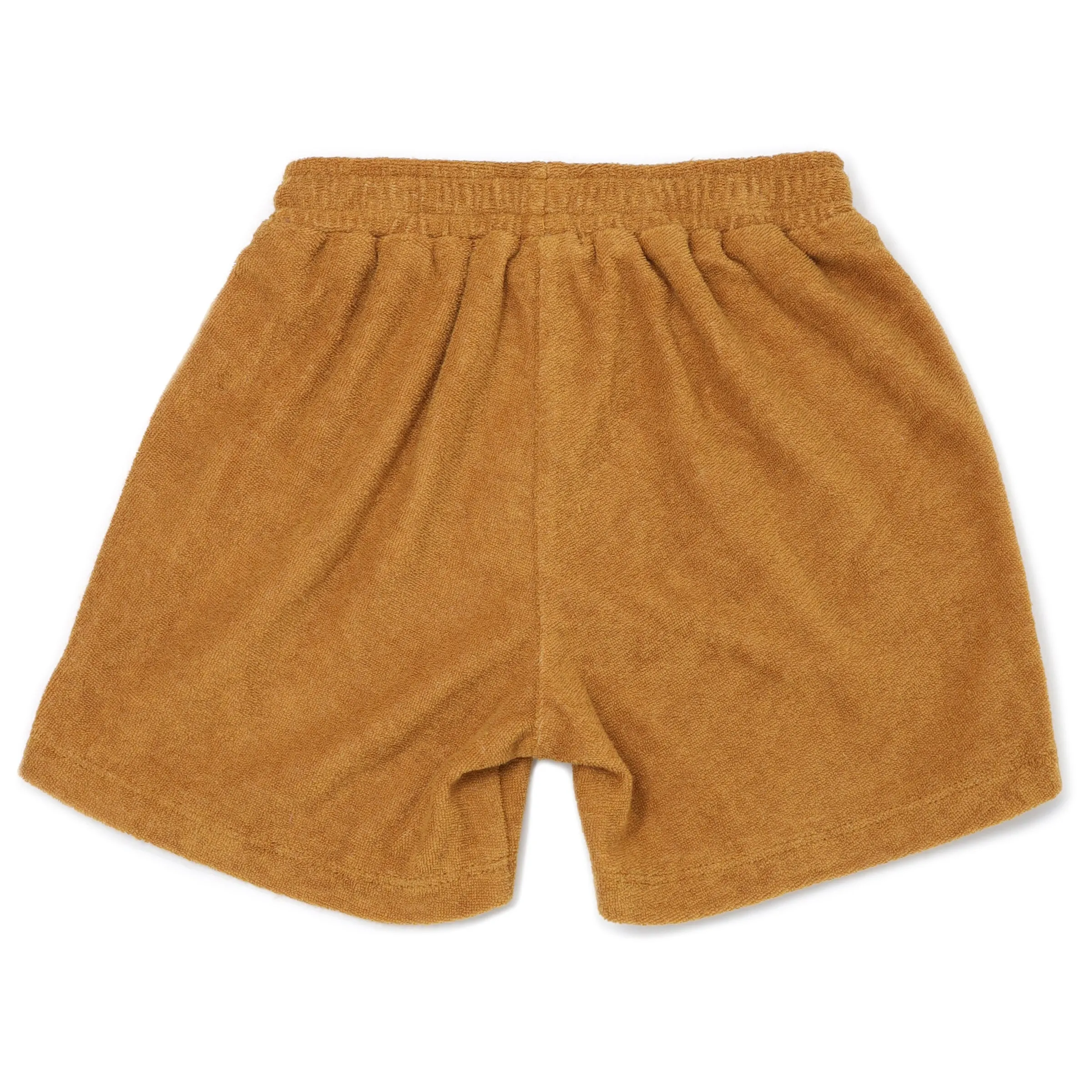 oh baby! Cotton Terry Boys Track Shorts - Caramel