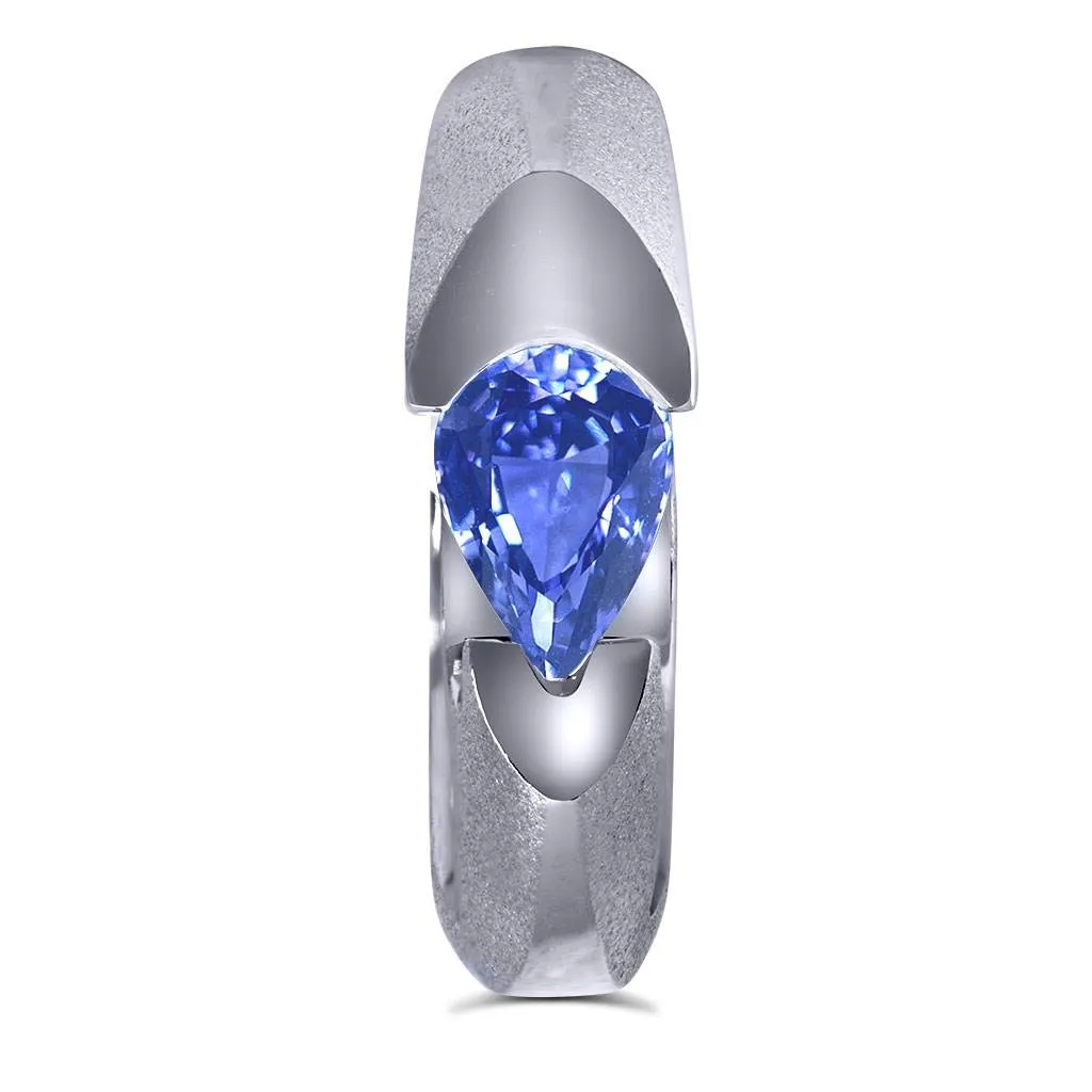 Passion Tanzanite Ring In White Gold